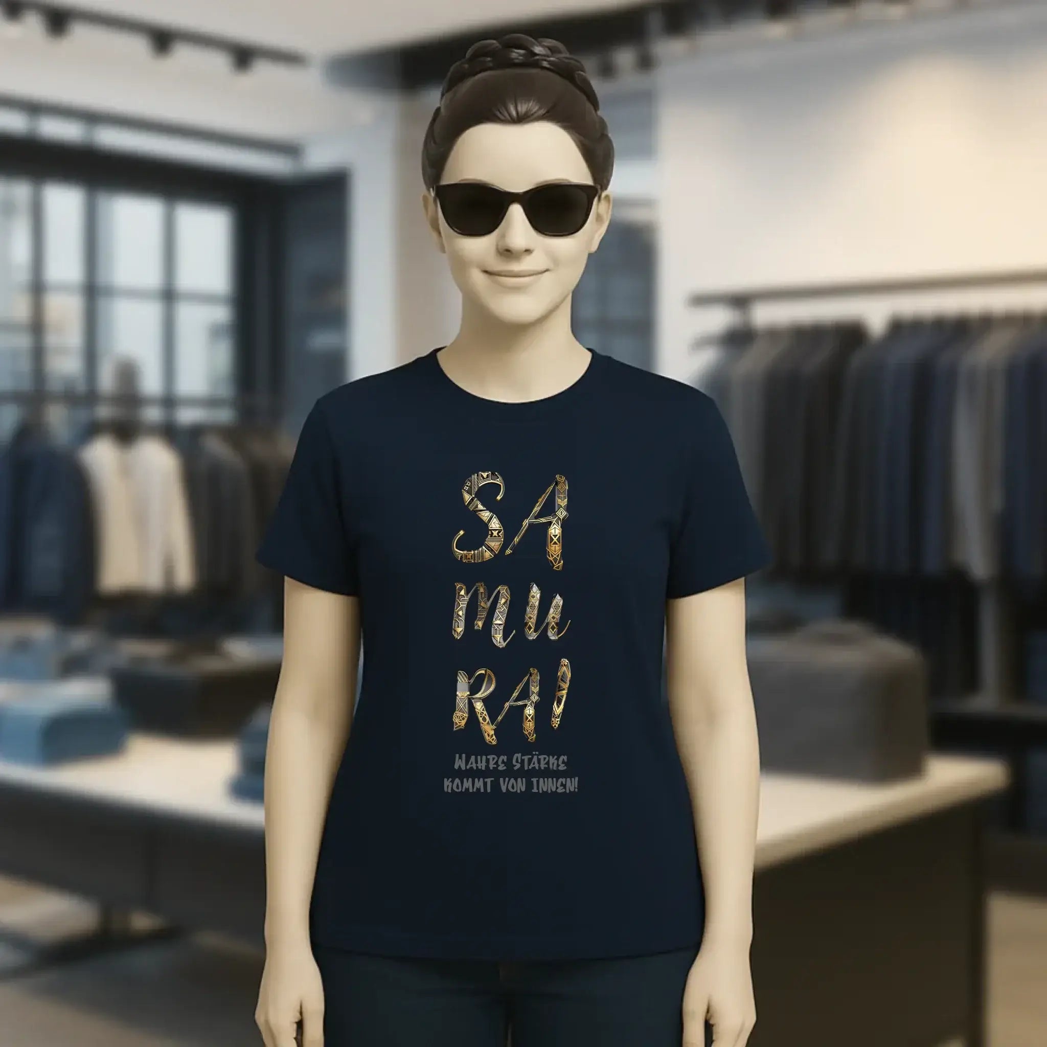 Samurai • Ladies Premium T-Shirt XS-2XL aus Bio-Baumwolle für Damen • Exklusivdesign • personalisiert