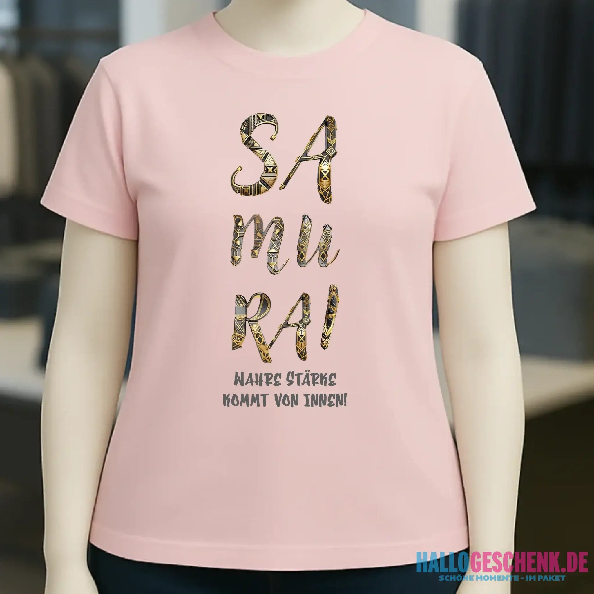 Samurai • Ladies Premium T-Shirt XS-2XL aus Bio-Baumwolle für Damen • Exklusivdesign • personalisiert