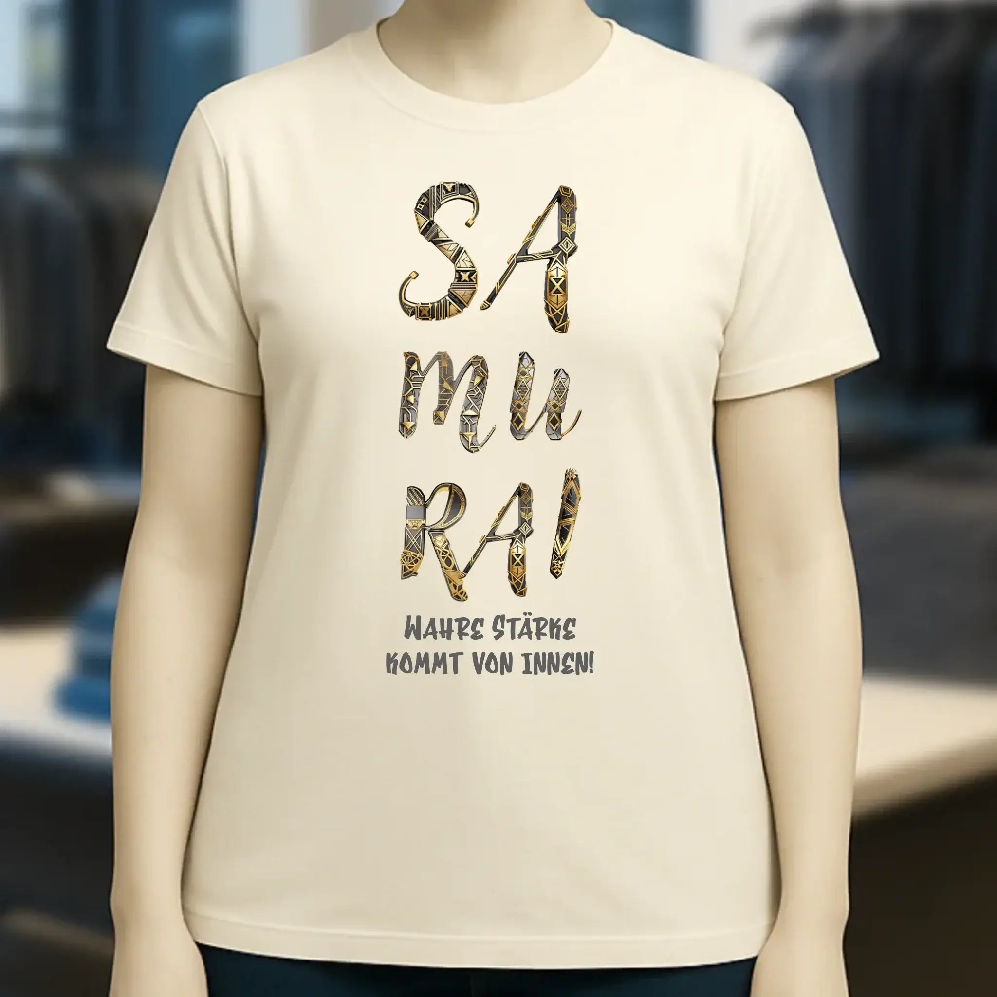 Samurai • Ladies Premium T-Shirt XS-2XL aus Bio-Baumwolle für Damen • Exklusivdesign • personalisiert
