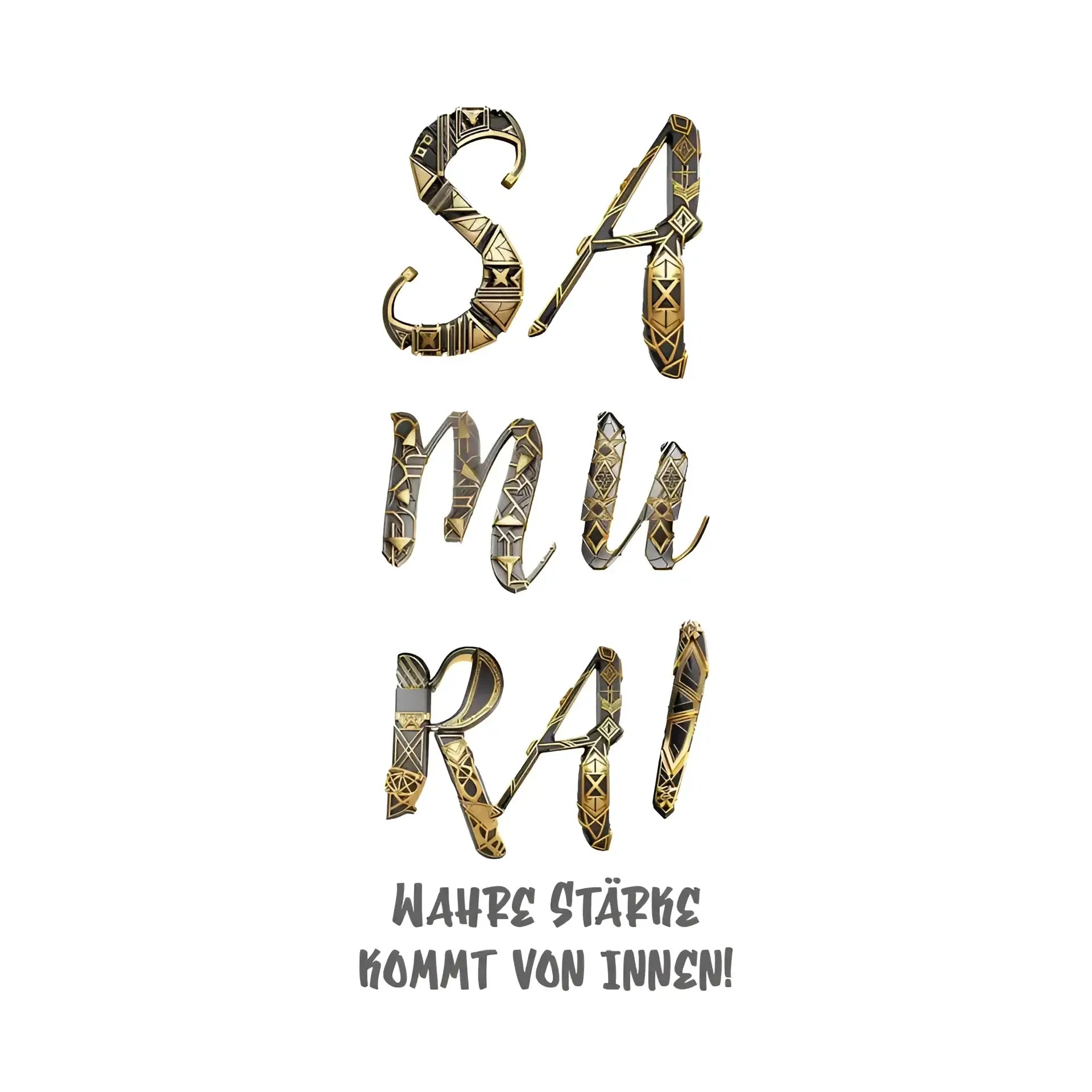 Samurai • STICKER 20x20 cm (Aufkleber) - White / OneSize / ausgestanzter Sticker 20x20 cm (Aufkleber) - Customizer