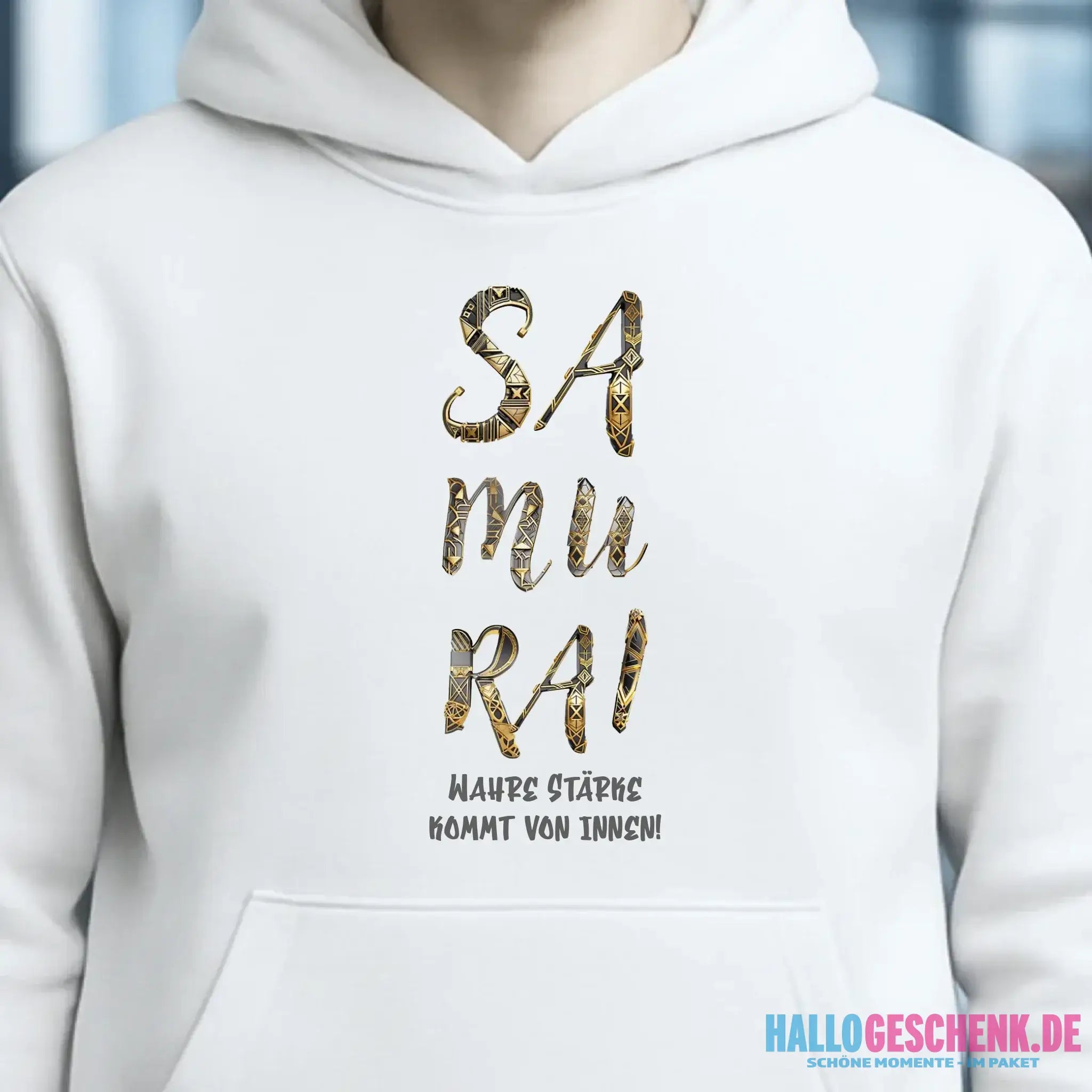 Samurai • Unisex Premium Hoodie XS-5XL aus Bio-Baumwolle für Damen & Herren • Exklusivdesign • personalisiert