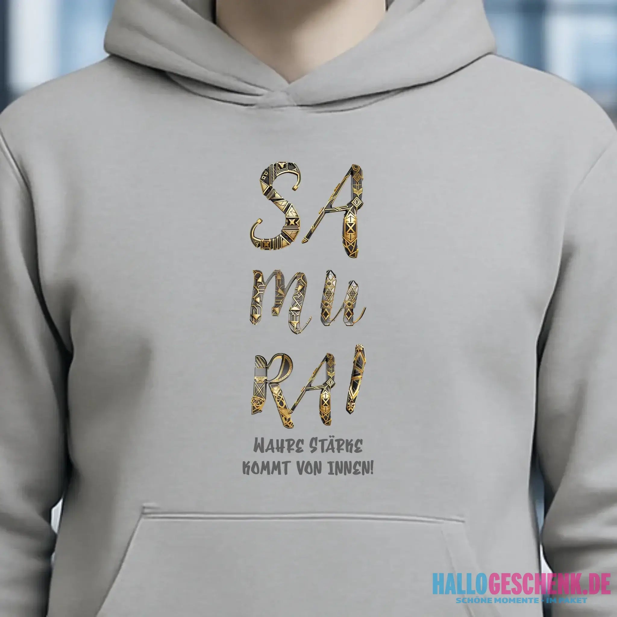 Samurai • Unisex Premium Hoodie XS-5XL aus Bio-Baumwolle für Damen & Herren • Exklusivdesign • personalisiert