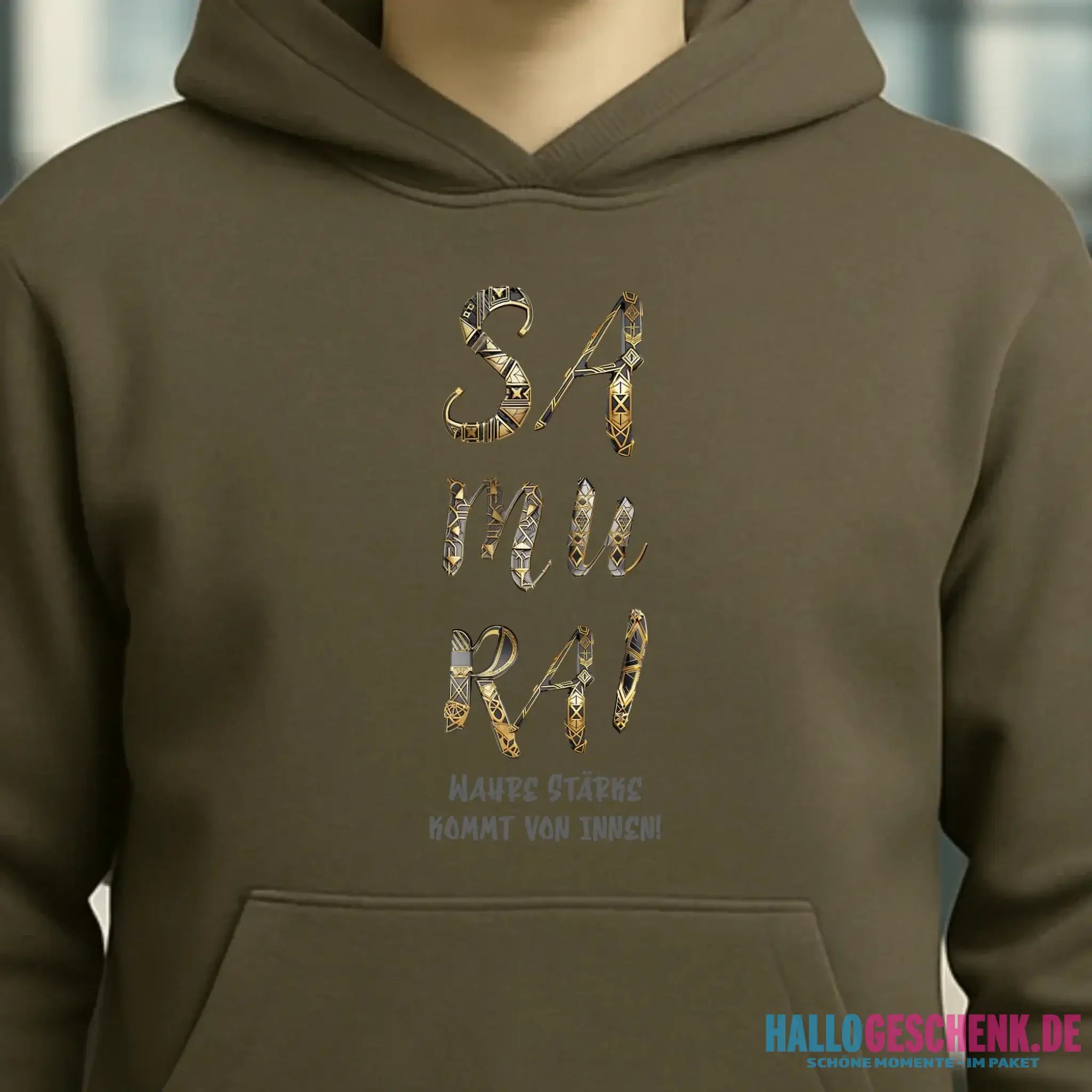 Samurai • Unisex Premium Hoodie XS-5XL aus Bio-Baumwolle für Damen & Herren • Exklusivdesign • personalisiert