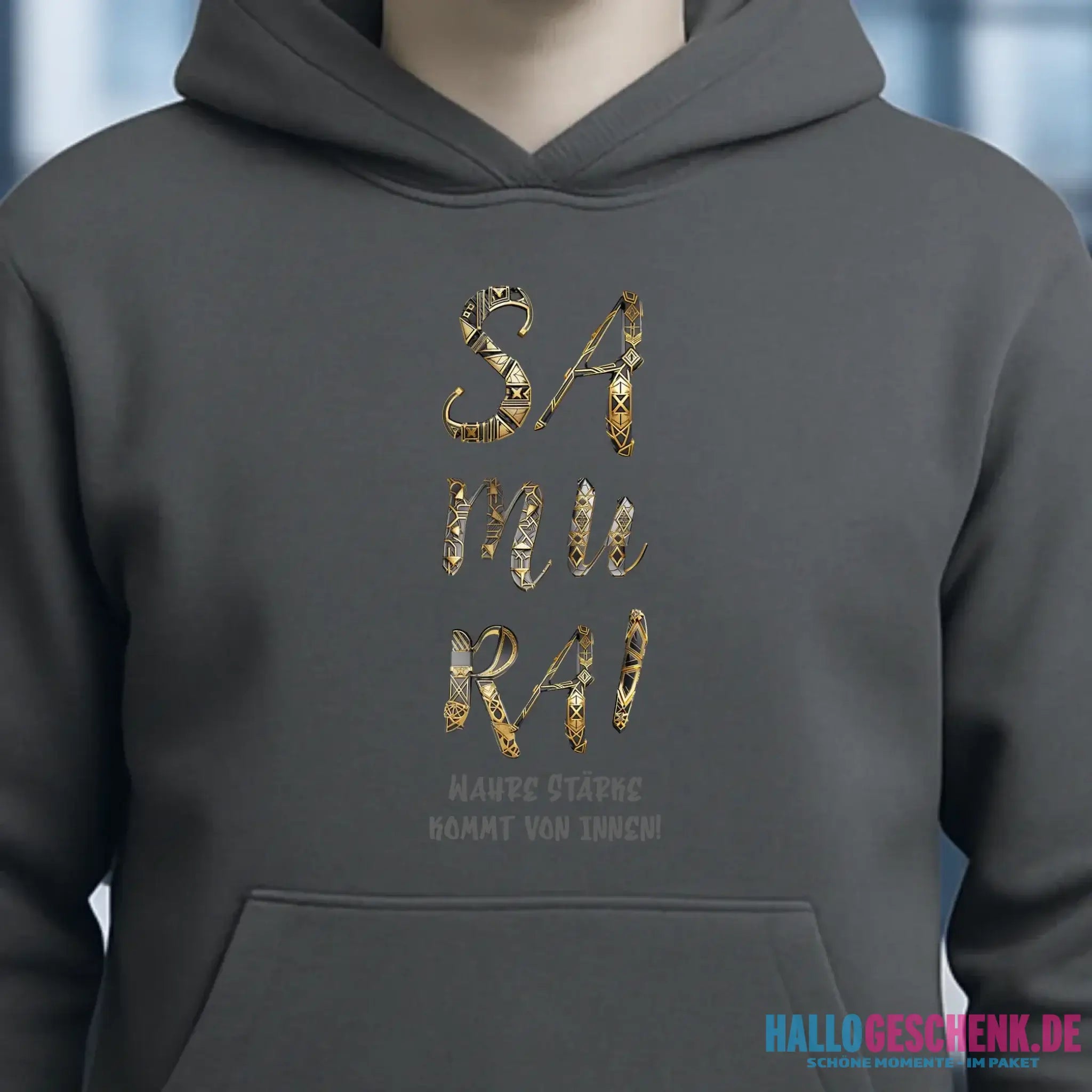 Samurai • Unisex Premium Hoodie XS-5XL aus Bio-Baumwolle für Damen & Herren • Exklusivdesign • personalisiert