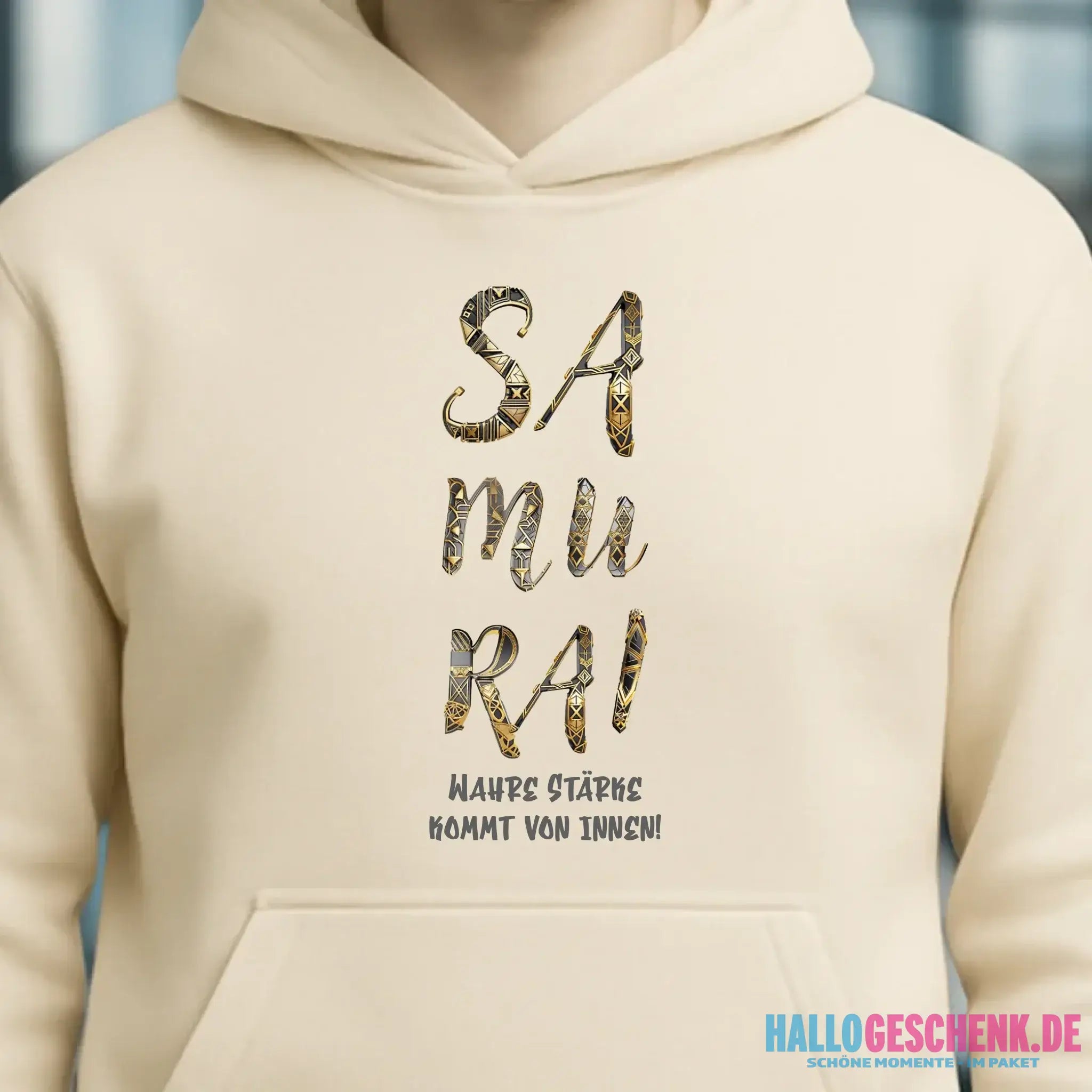 Samurai • Unisex Premium Hoodie XS-5XL aus Bio-Baumwolle für Damen & Herren • Exklusivdesign • personalisiert