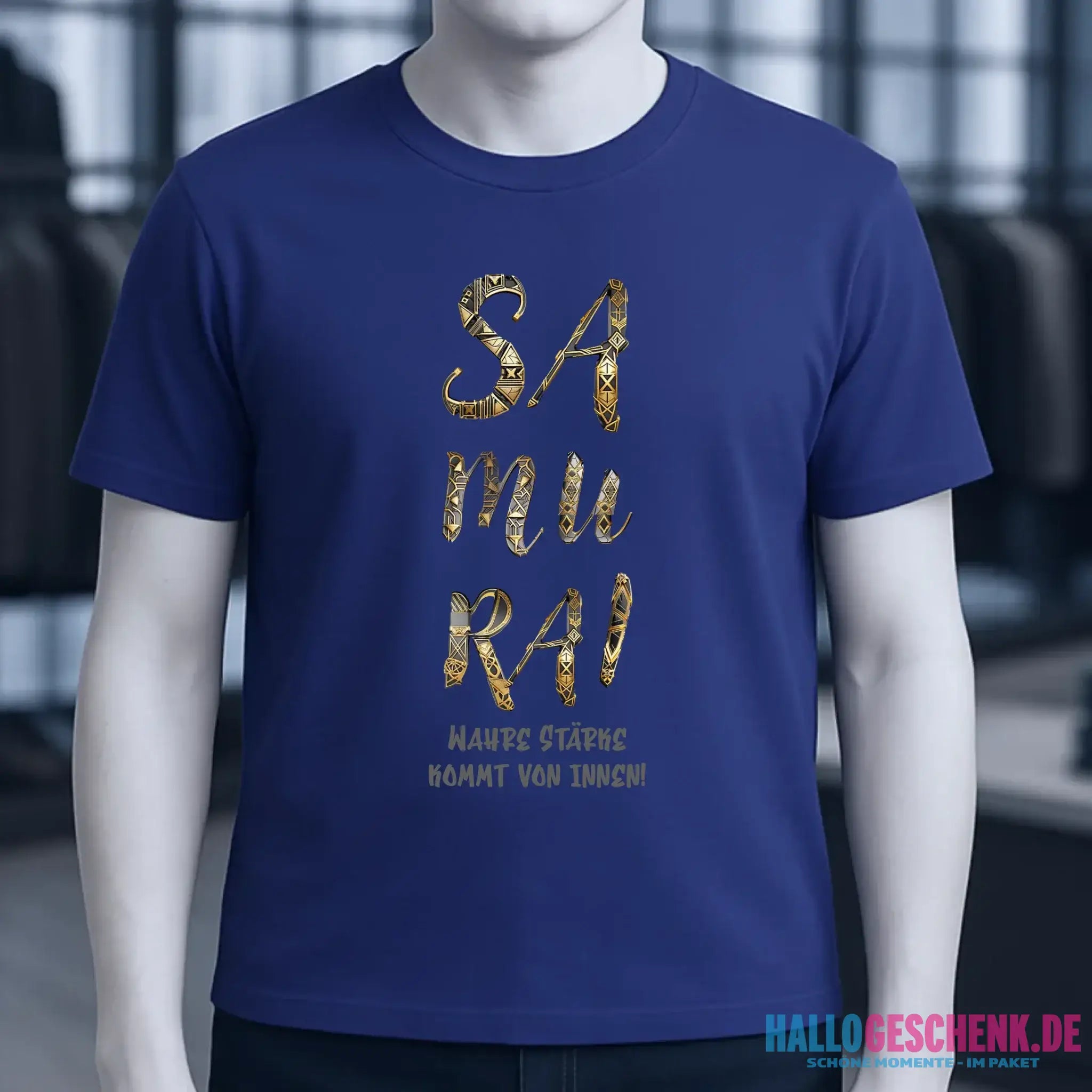 Samurai • Unisex Premium T-Shirt XS-5XL aus Bio-Baumwolle für Damen & Herren • Exklusivdesign • personalisiert
