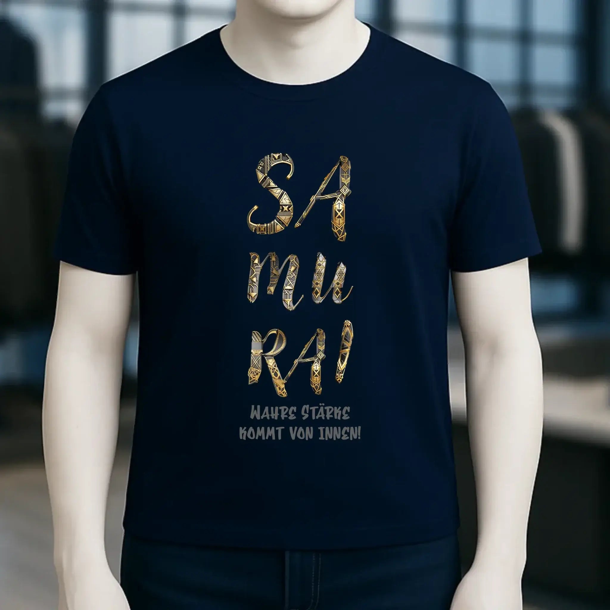 Samurai • Unisex Premium T-Shirt XS-5XL aus Bio-Baumwolle für Damen & Herren • Exklusivdesign • personalisiert