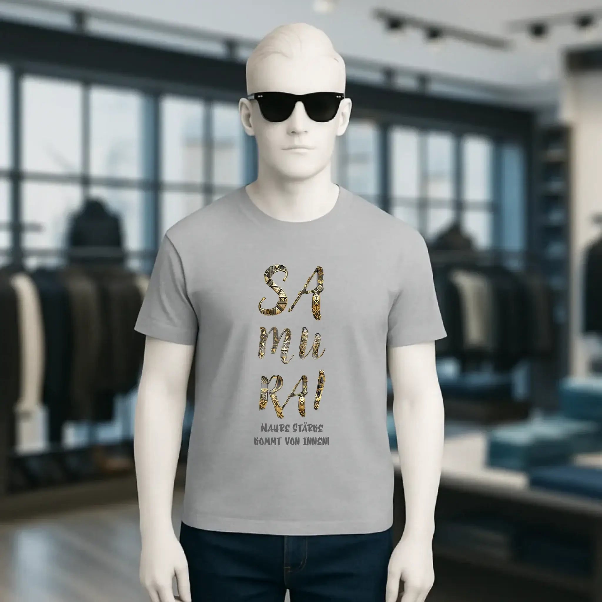 Samurai • Unisex Premium T-Shirt XS-5XL aus Bio-Baumwolle für Damen & Herren • Exklusivdesign • personalisiert