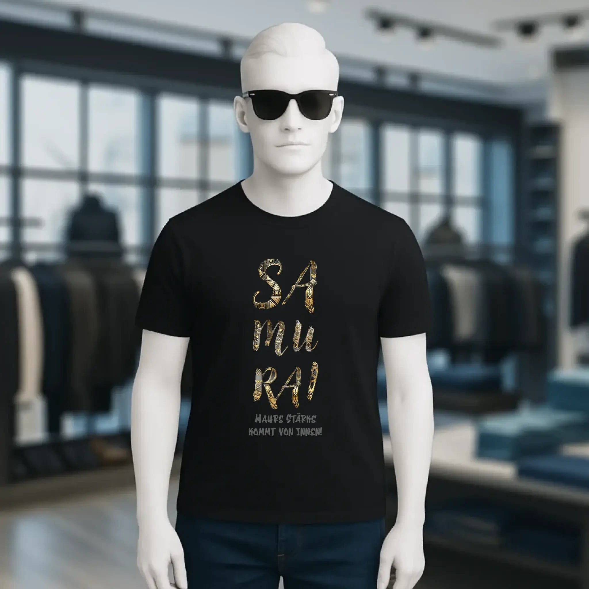 Samurai • Unisex Premium T-Shirt XS-5XL aus Bio-Baumwolle für Damen & Herren • Exklusivdesign • personalisiert