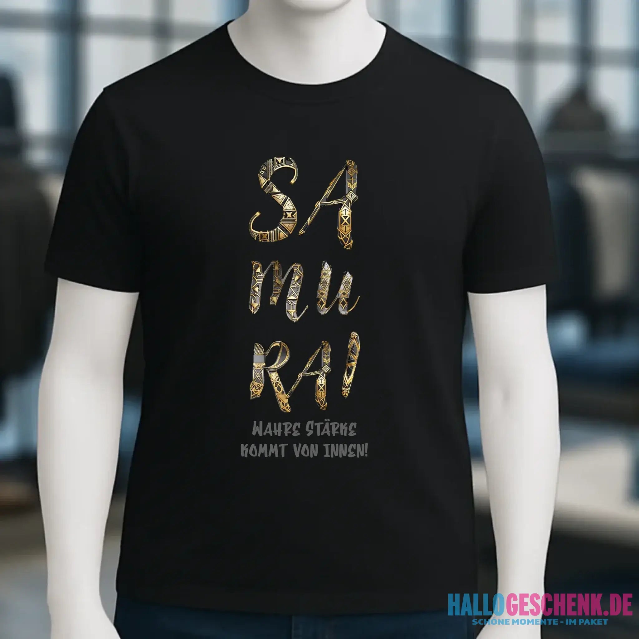 Samurai • Unisex Premium T-Shirt XS-5XL aus Bio-Baumwolle für Damen & Herren • Exklusivdesign • personalisiert