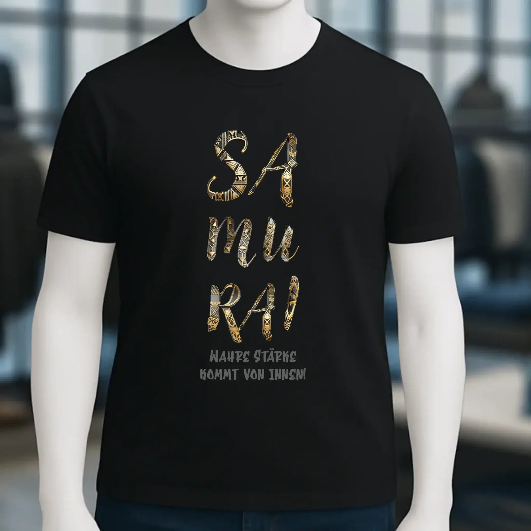 Samurai • Unisex Premium T-Shirt XS-5XL aus Bio-Baumwolle für Damen & Herren • Exklusivdesign • personalisiert