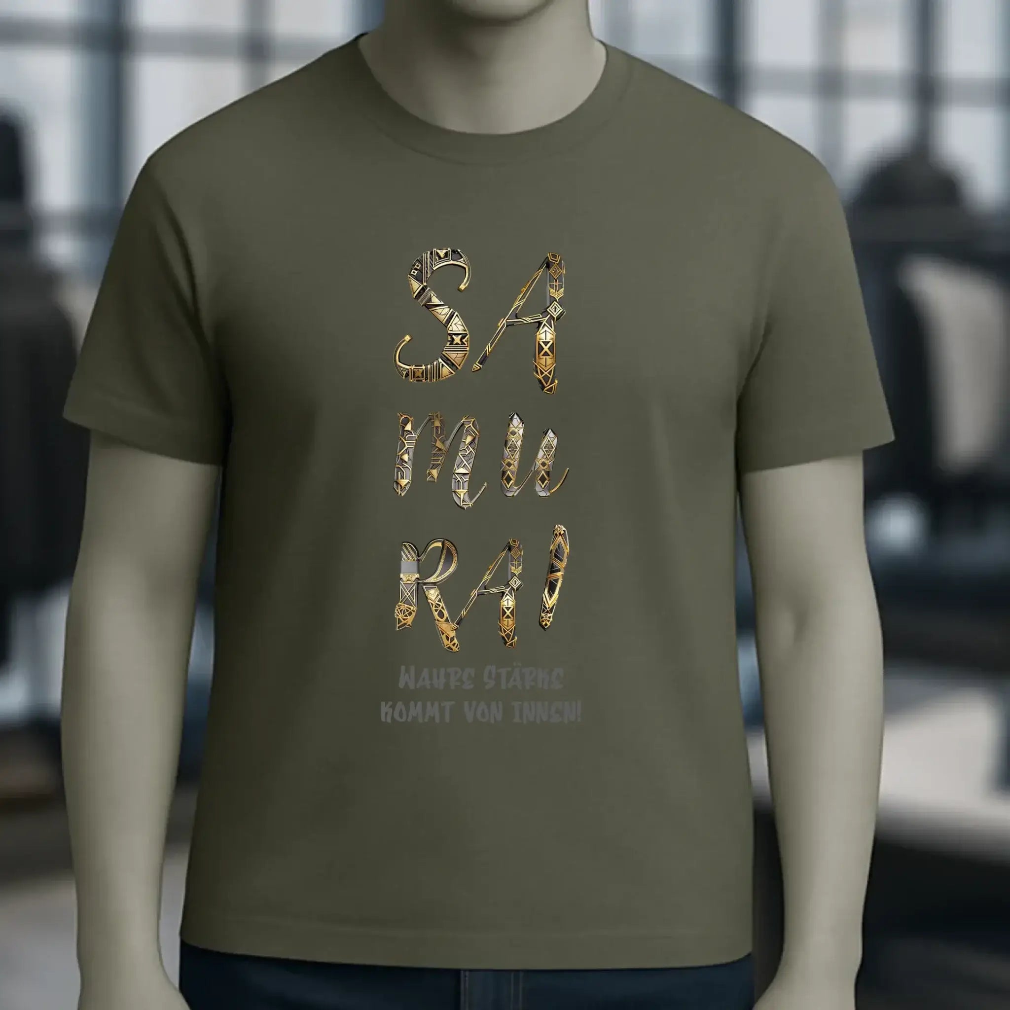 Samurai • Unisex Premium T-Shirt XS-5XL aus Bio-Baumwolle für Damen & Herren • Exklusivdesign • personalisiert