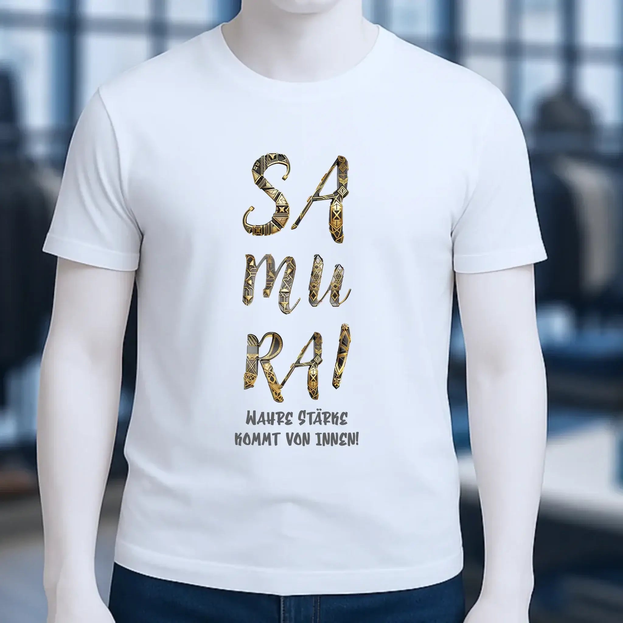 Samurai • Unisex Premium T-Shirt XS-5XL aus Bio-Baumwolle für Damen & Herren • Exklusivdesign • personalisiert