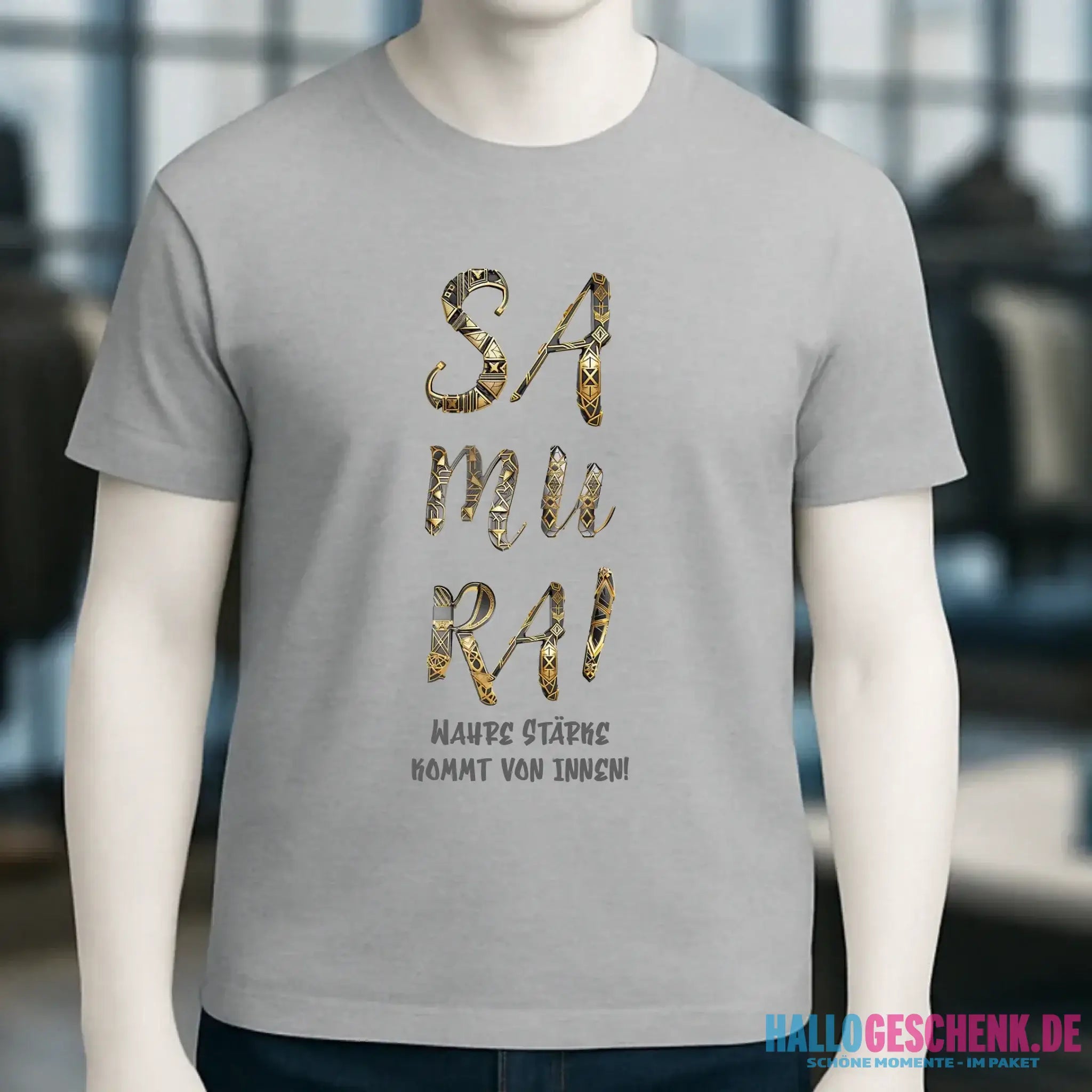 Samurai • Unisex Premium T-Shirt XS-5XL aus Bio-Baumwolle für Damen & Herren • Exklusivdesign • personalisiert