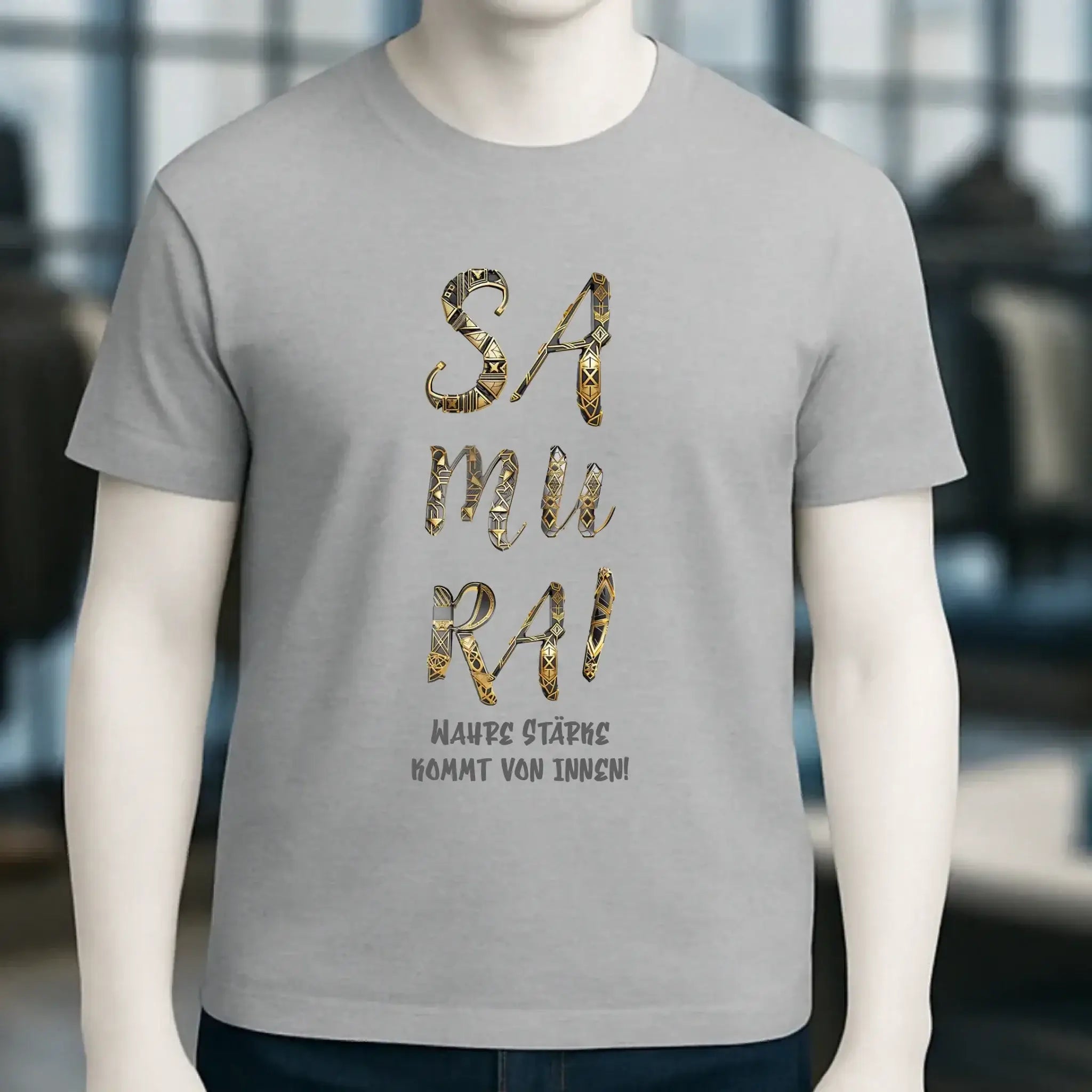 Samurai • Unisex Premium T-Shirt XS-5XL aus Bio-Baumwolle für Damen & Herren • Exklusivdesign • personalisiert