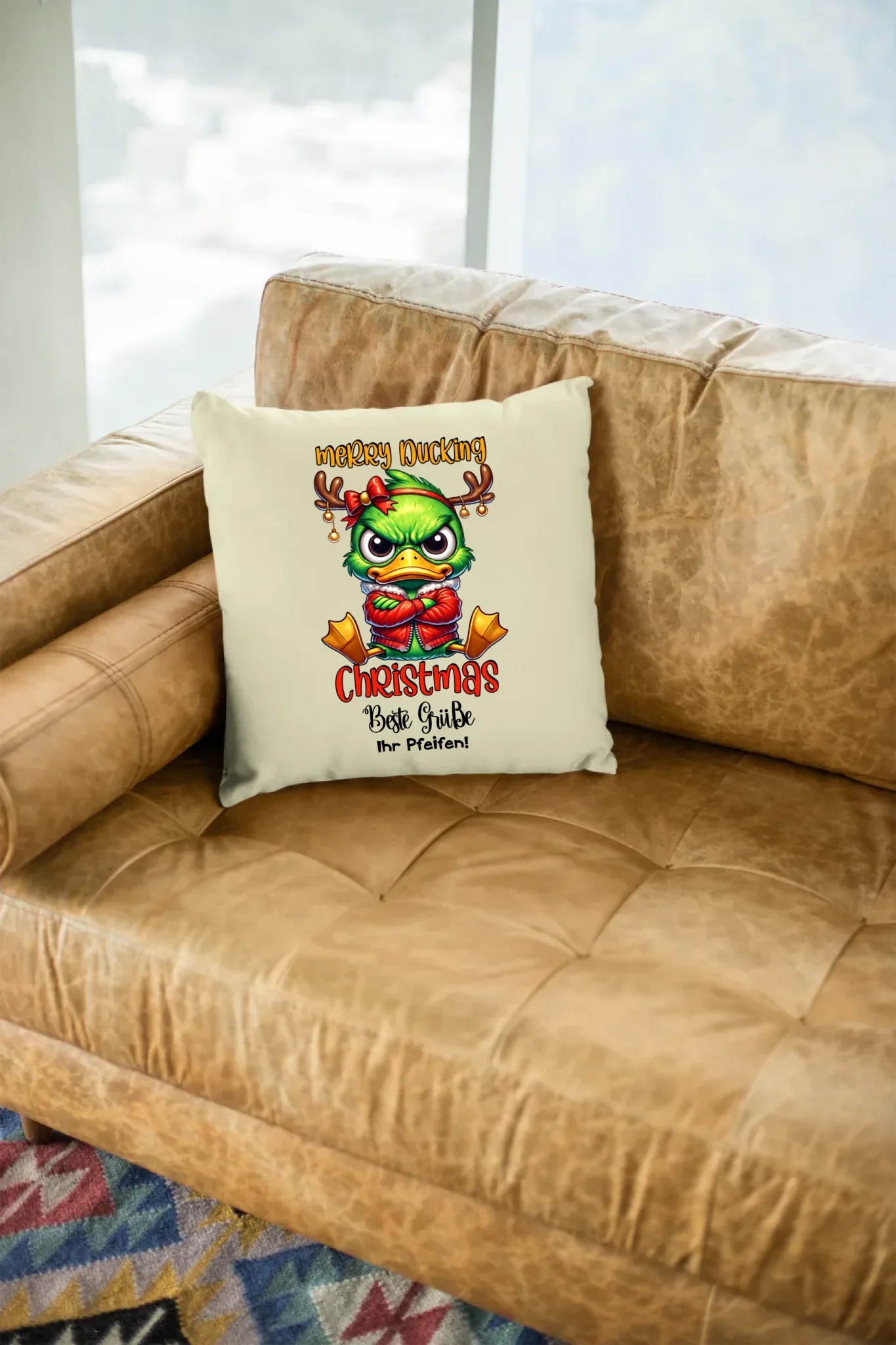 mockup-of-a-square-pillow-sitting-on-a-leather-couch-23551
