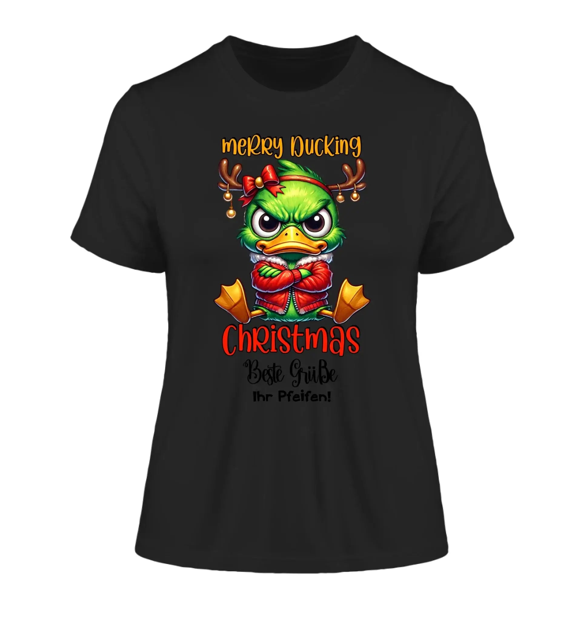 Sarkastisch: Grinchmas Ducks X-mas mit Wunschtext • 12 Motive verfügbar (personalisierbare Motive) • Weihnachtsente