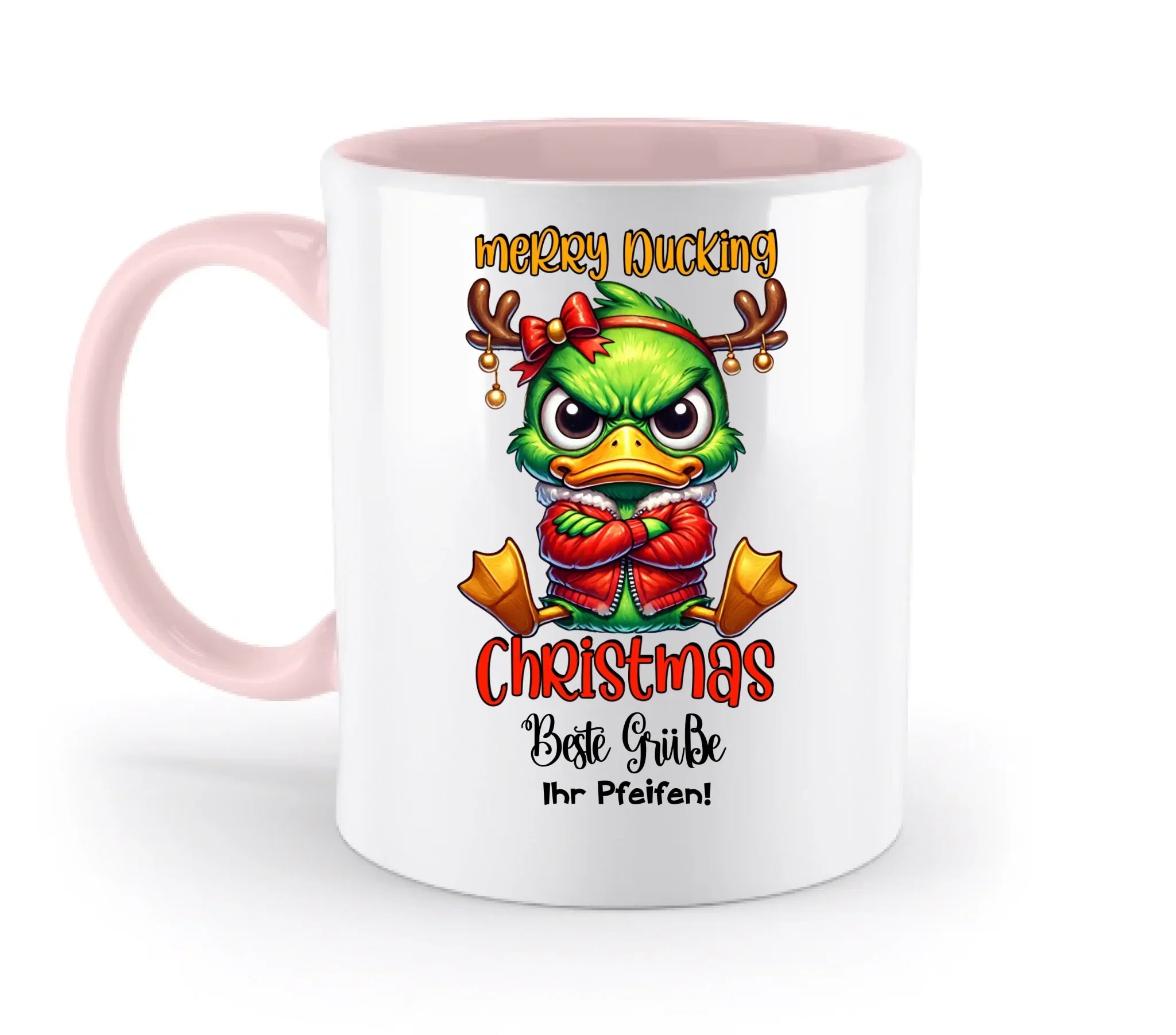 Sarkastisch: Grinchmas Ducks X-mas mit Wunschtext • 12 Motive verfügbar (personalisierbare Motive) • Weihnachtsente