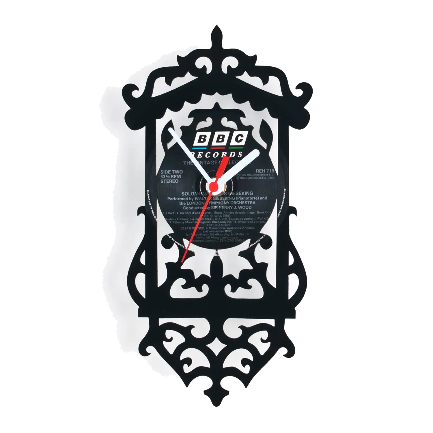 Schallplattenuhr Kuckkucksuhr - Wanduhr