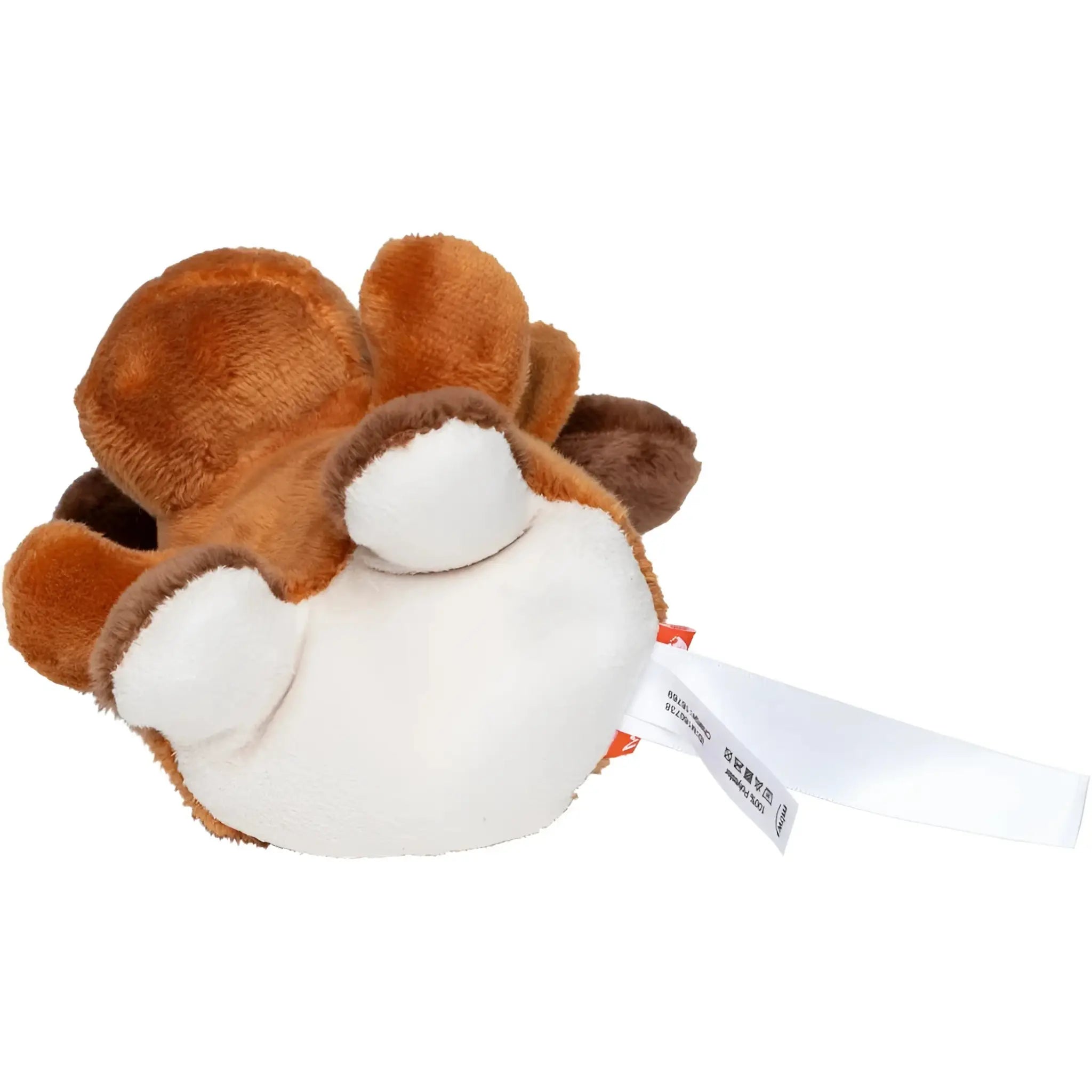 Süßes braun weißes schmoozies xxl displayreiniger plush toy hund mit schlappohren fürs handy reinigen