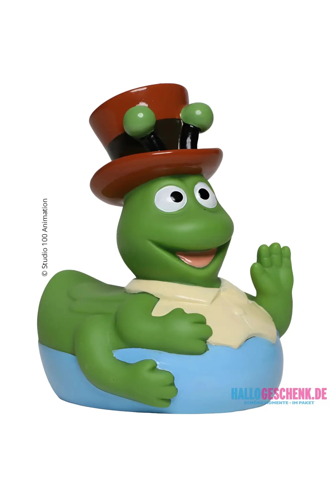 Schnabels® Badeente „Grashüpfer Flip“ von Biene Maja mit Geschenkverpackung - Badeenten