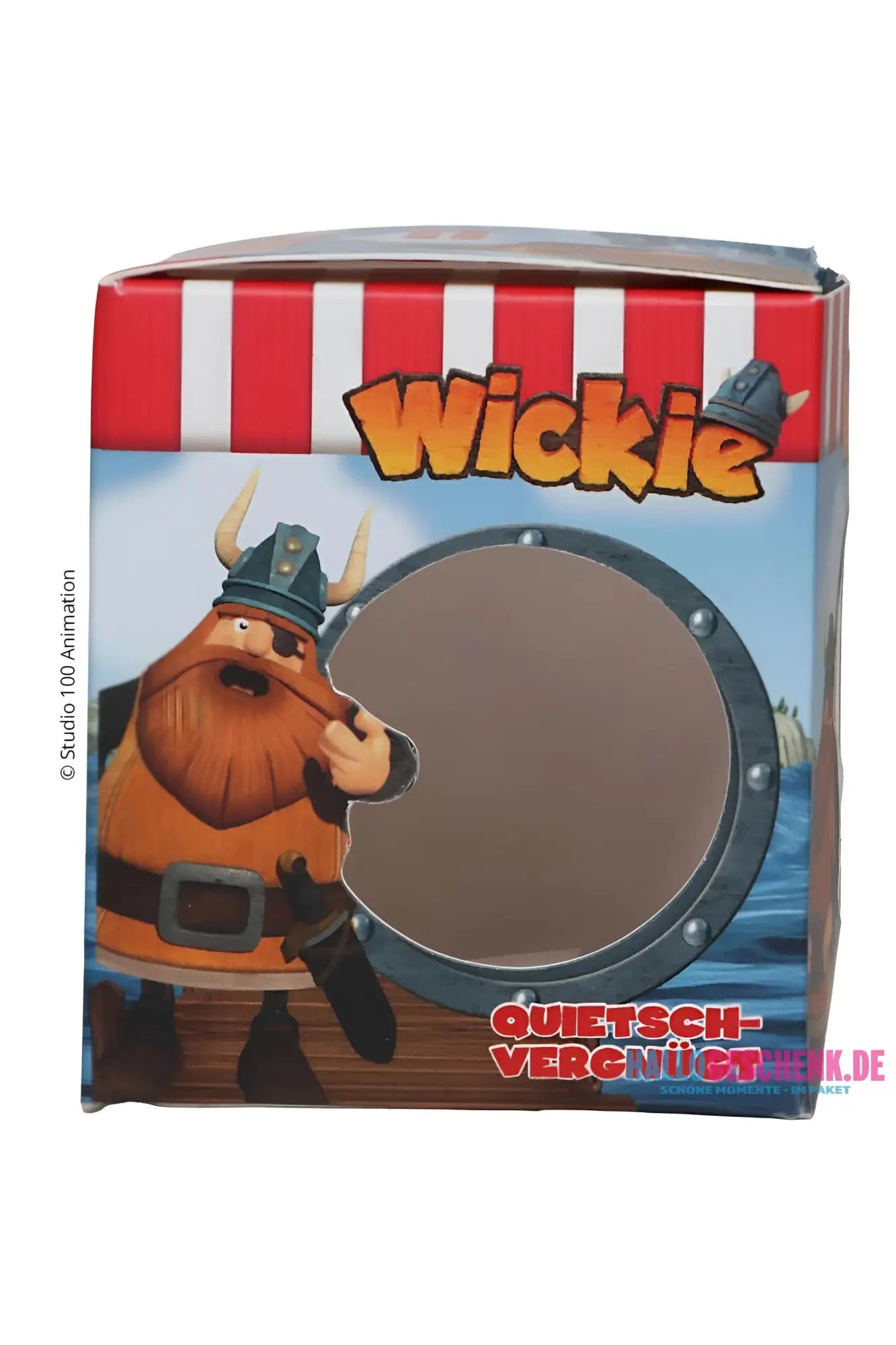 Schnabels® Badeente „Halvar“ von ’Wickie’ mit Geschenkverpackung 🛁🪓🎁 - Badeenten