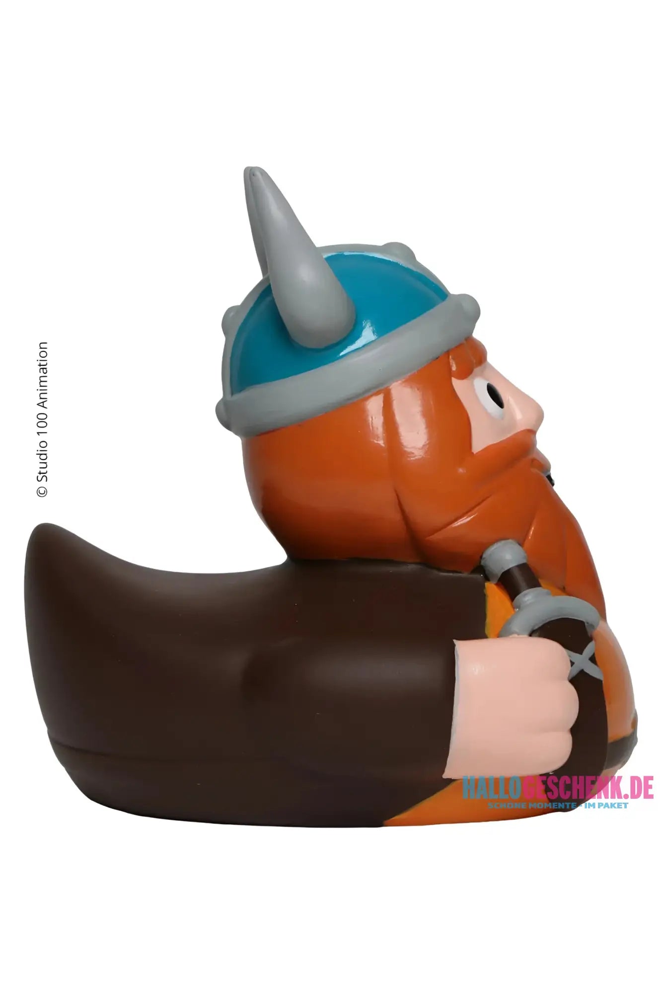 Schnabels® Badeente „Halvar“ von ’Wickie’ mit Geschenkverpackung 🛁🪓🎁 - Badeenten