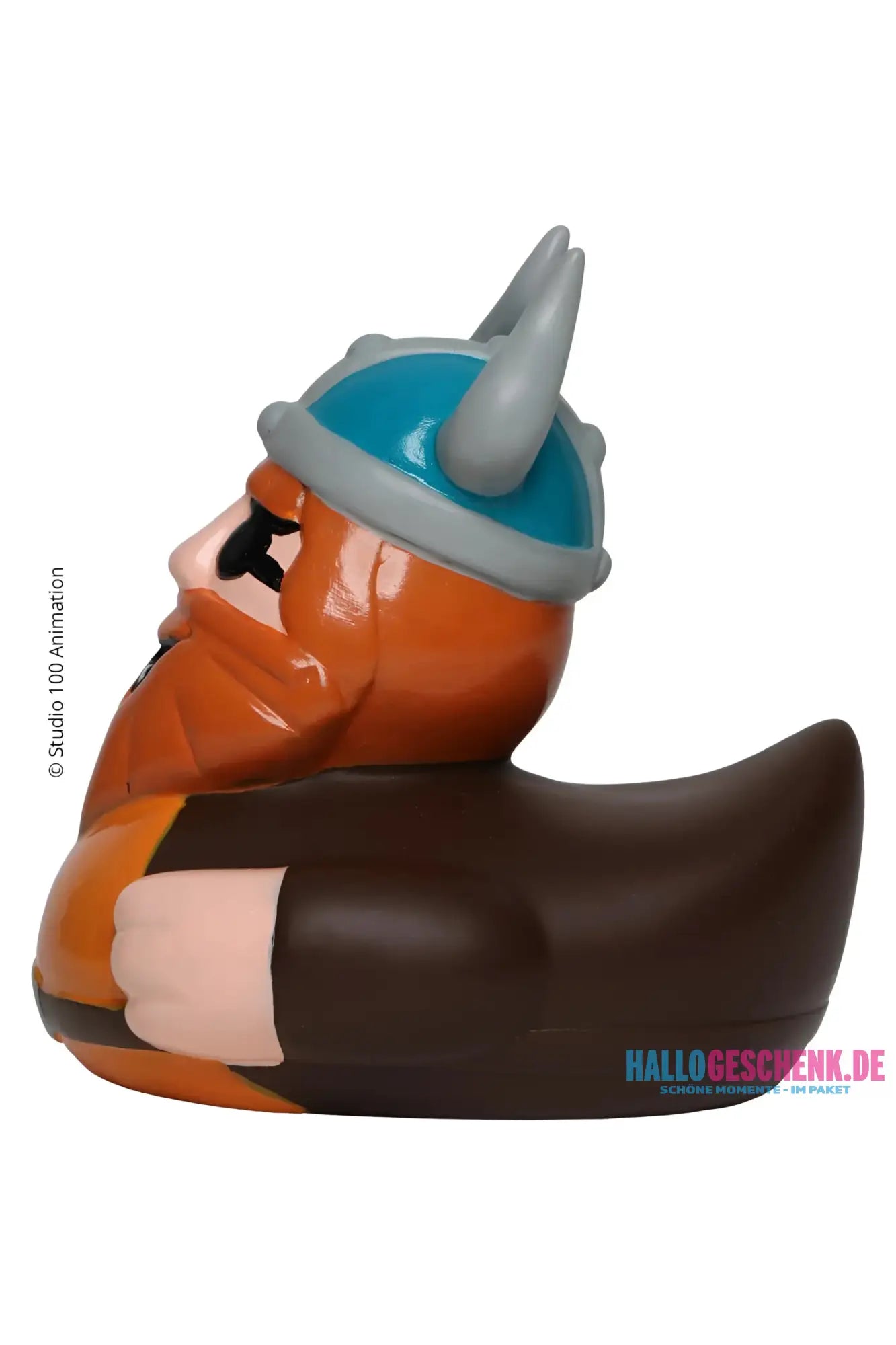 Schnabels® Badeente „Halvar“ von ’Wickie’ mit Geschenkverpackung 🛁🪓🎁 - Badeenten