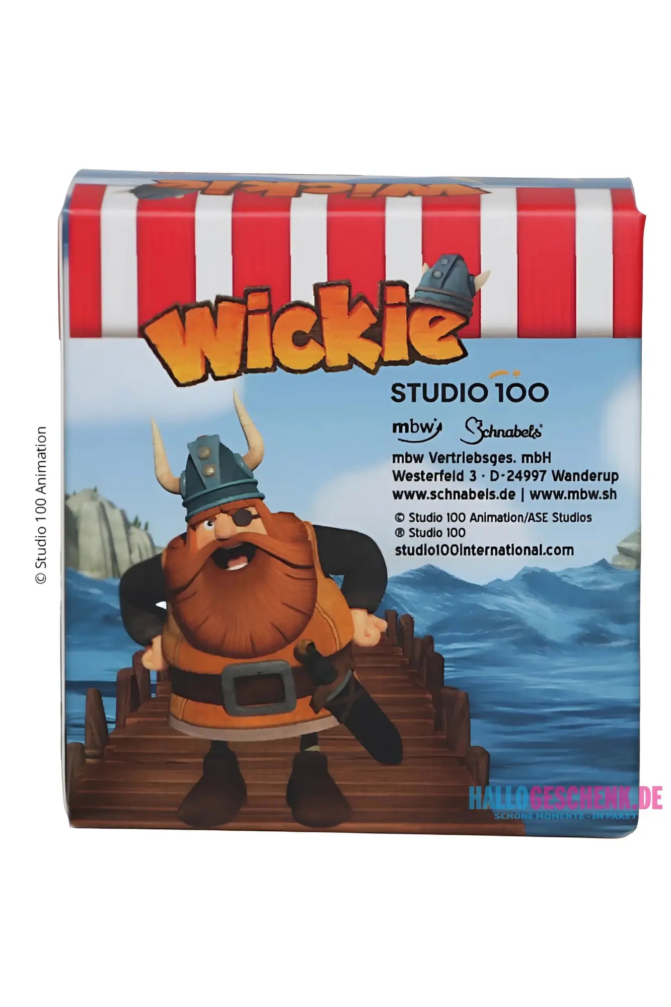 Schnabels® Badeente „Halvar“ von ’Wickie’ mit Geschenkverpackung 🛁🪓🎁 - Badeenten