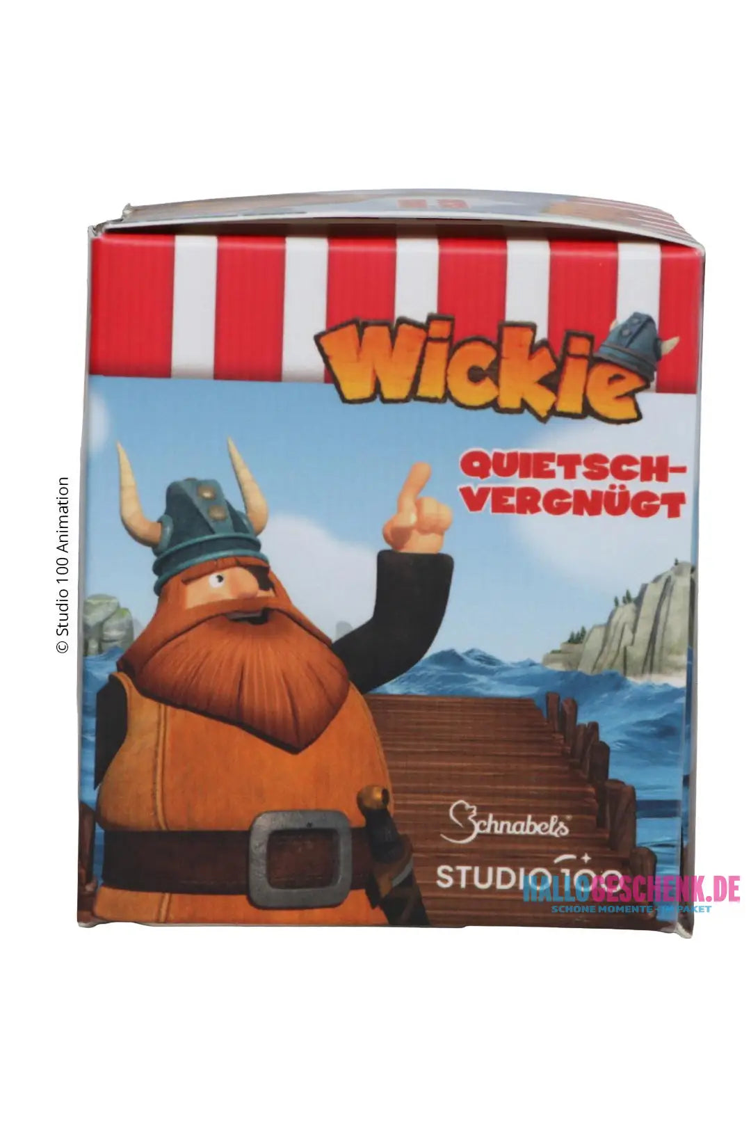 Schnabels® Badeente „Halvar“ von ’Wickie’ mit Geschenkverpackung 🛁🪓🎁 - Badeenten