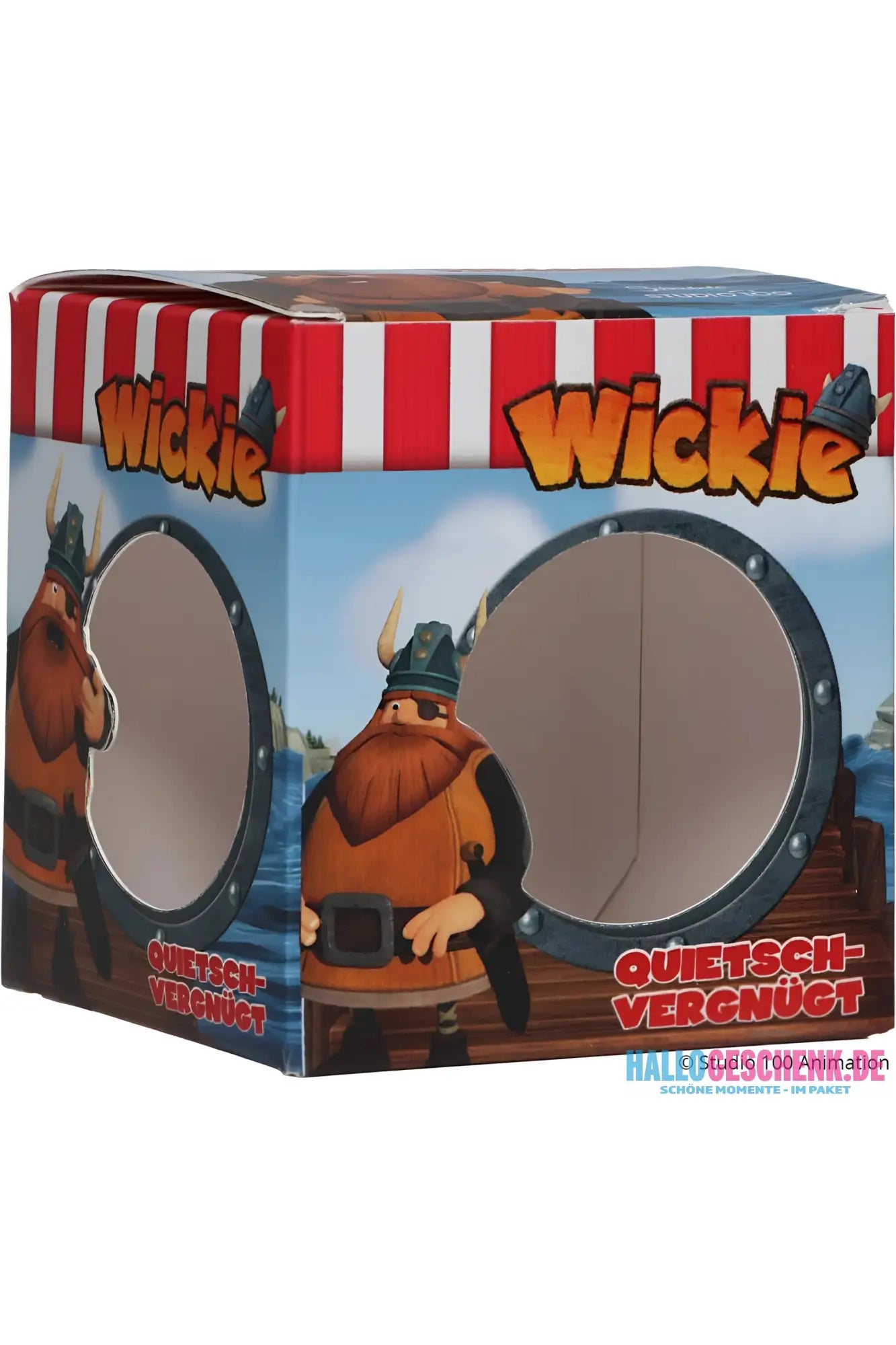 Schnabels® Badeente „Halvar“ von ’Wickie’ mit Geschenkverpackung 🛁🪓🎁 - Badeenten