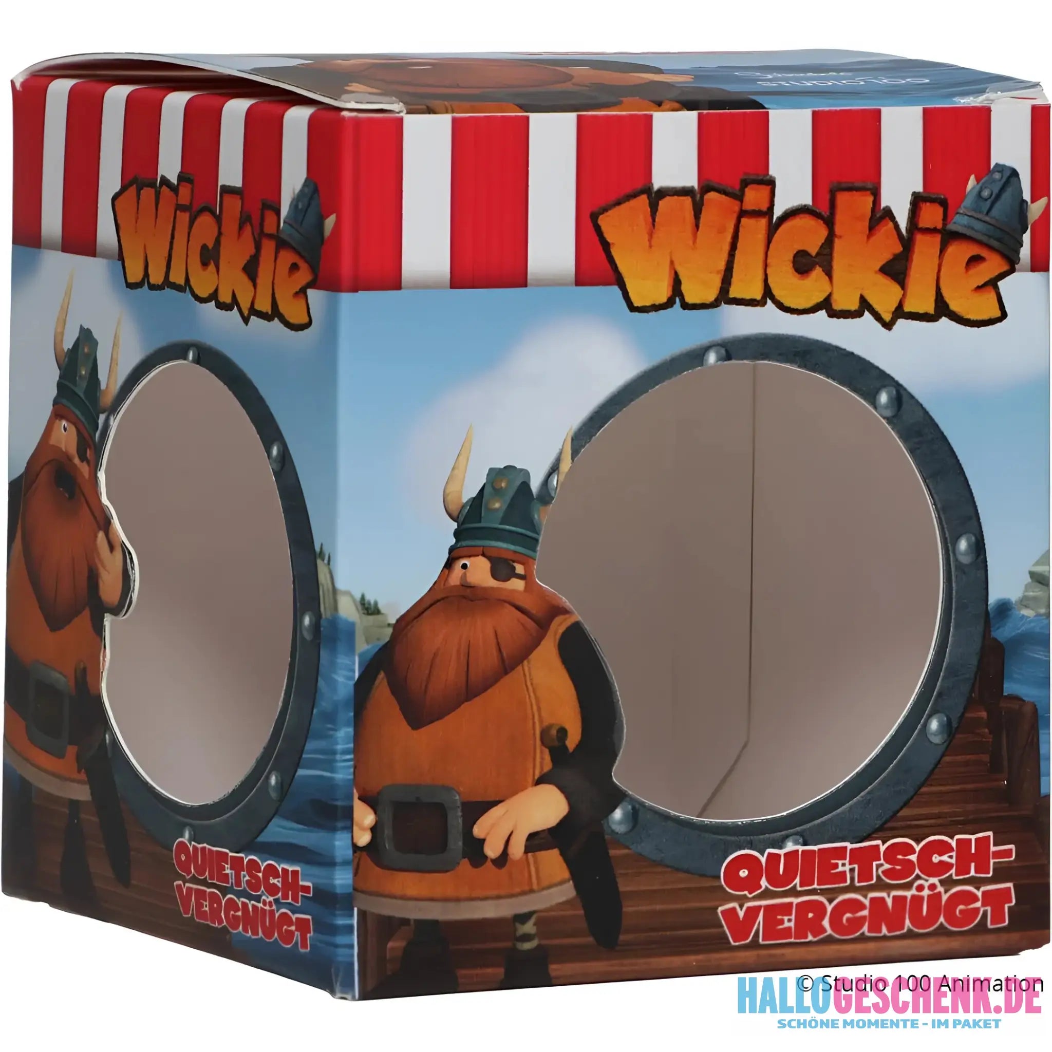 Schnabels® Badeente „Halvar“ von ’Wickie’ mit Geschenkverpackung 🛁🪓🎁 - Badeenten
