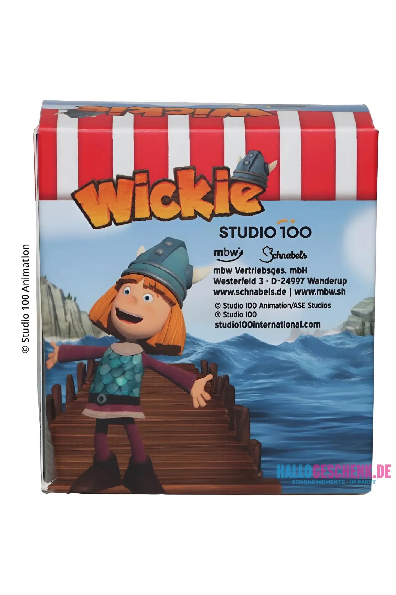Schnabels® Badeente „Wickie“ mit Geschenkverpackung 🛁🪖🎁 - Badeenten