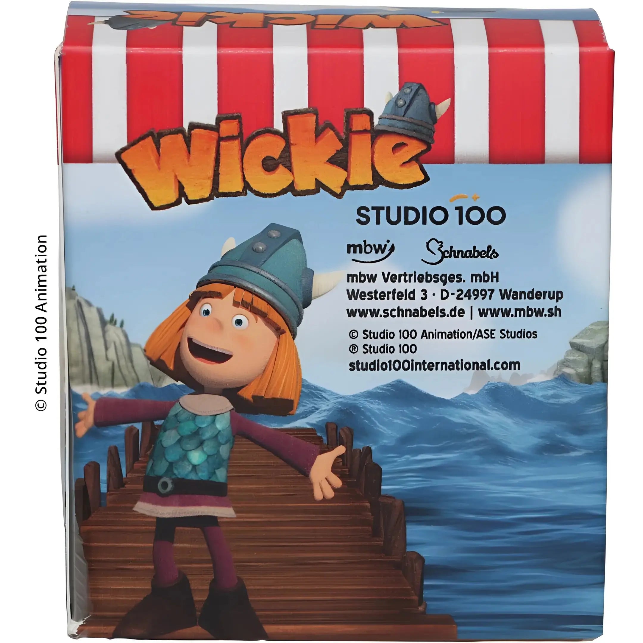 Schnabels® Badeente „Wickie“ mit Geschenkverpackung 🛁🪖🎁 - Badeenten