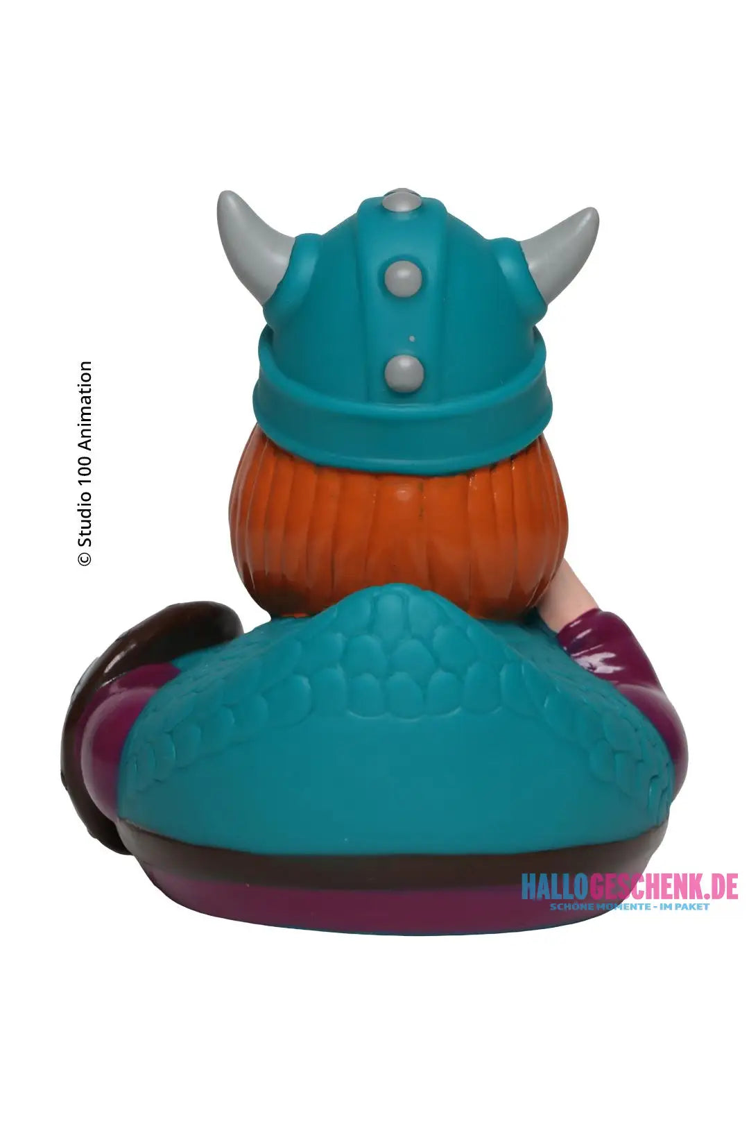 Schnabels® Badeente „Wickie“ mit Geschenkverpackung 🛁🪖🎁 - Badeenten