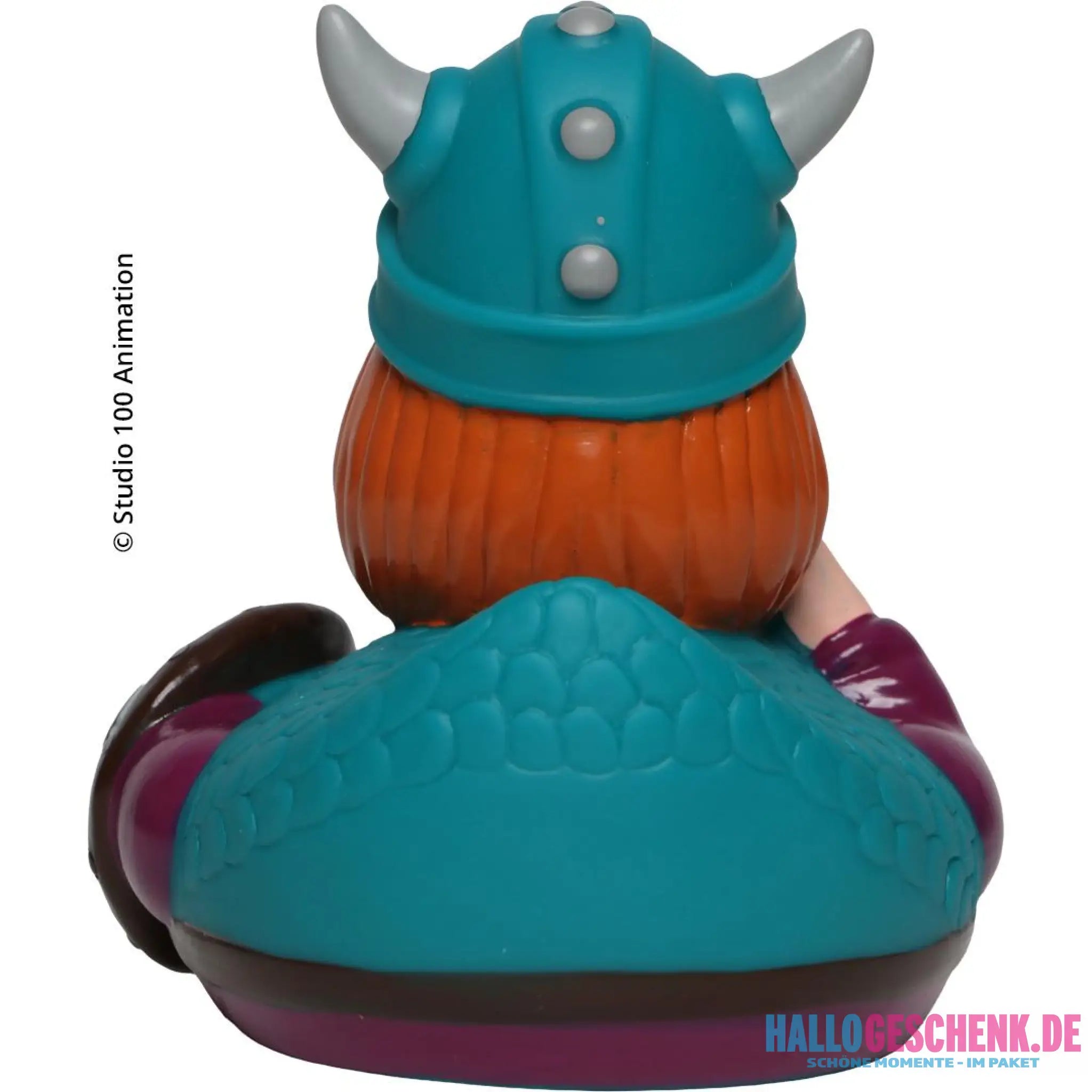 Schnabels® Badeente „Wickie“ mit Geschenkverpackung 🛁🪖🎁 - Badeenten