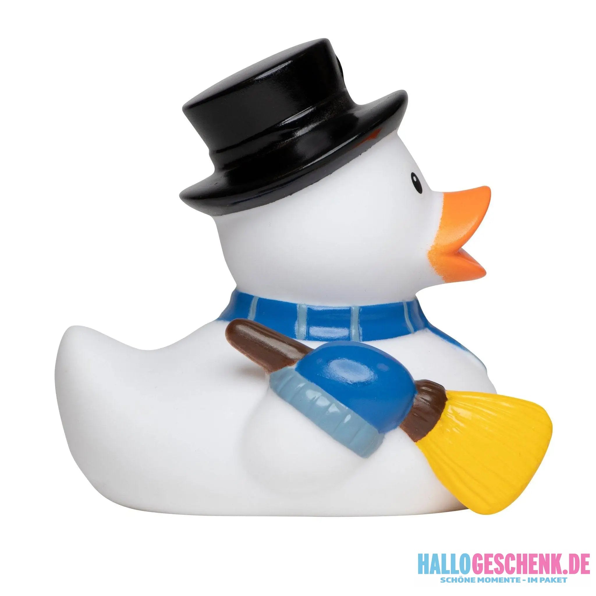 Schneemann • Schnee-Ente • Quietsche-Ente / Badeente