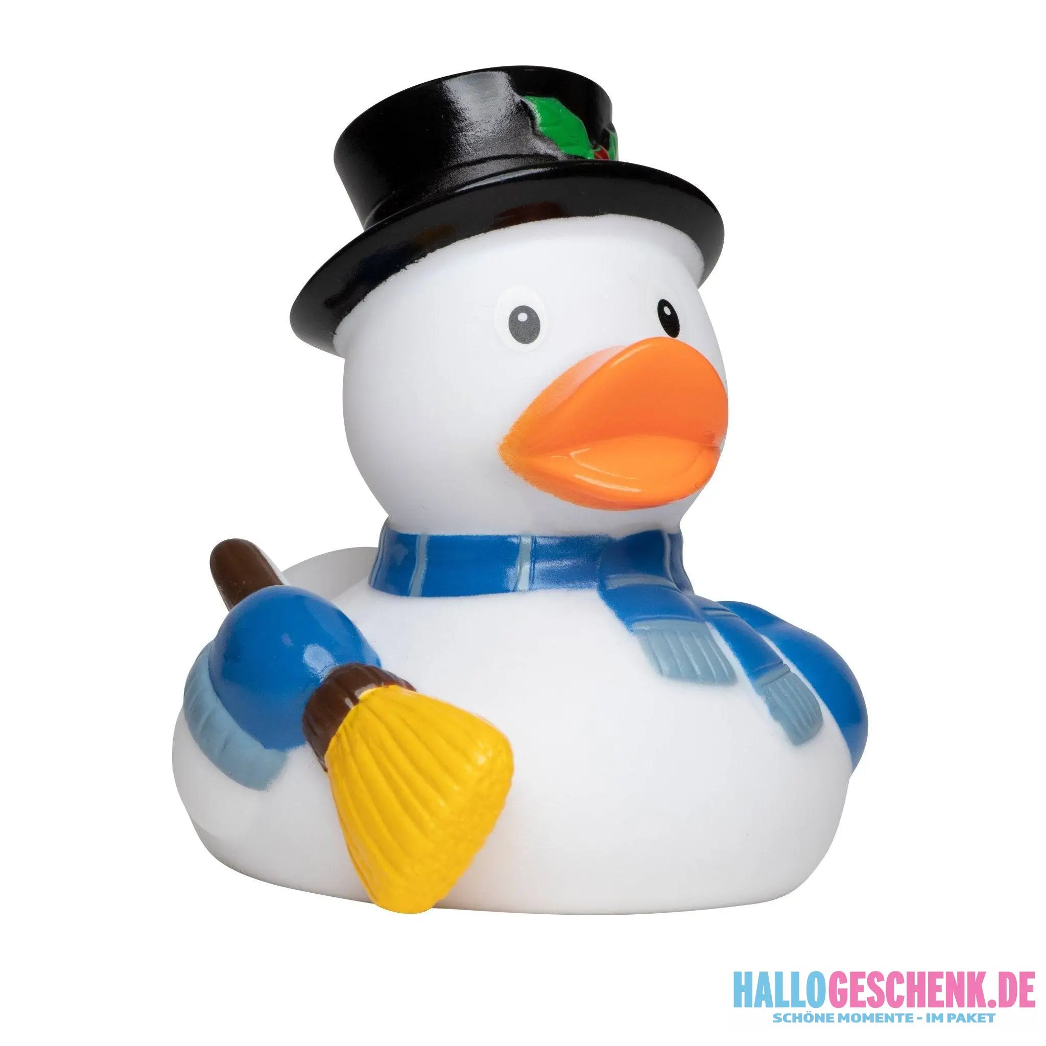 Schneemann • Schnee-Ente • Quietsche-Ente / Badeente