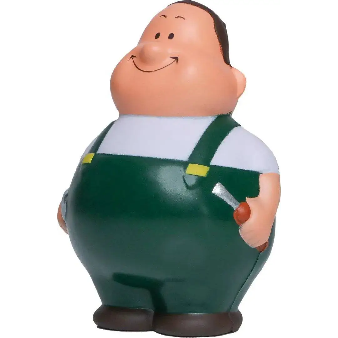 Schrauber Bert in 4 Farben erhältlich Anti-Stress-Quetsch-Figur