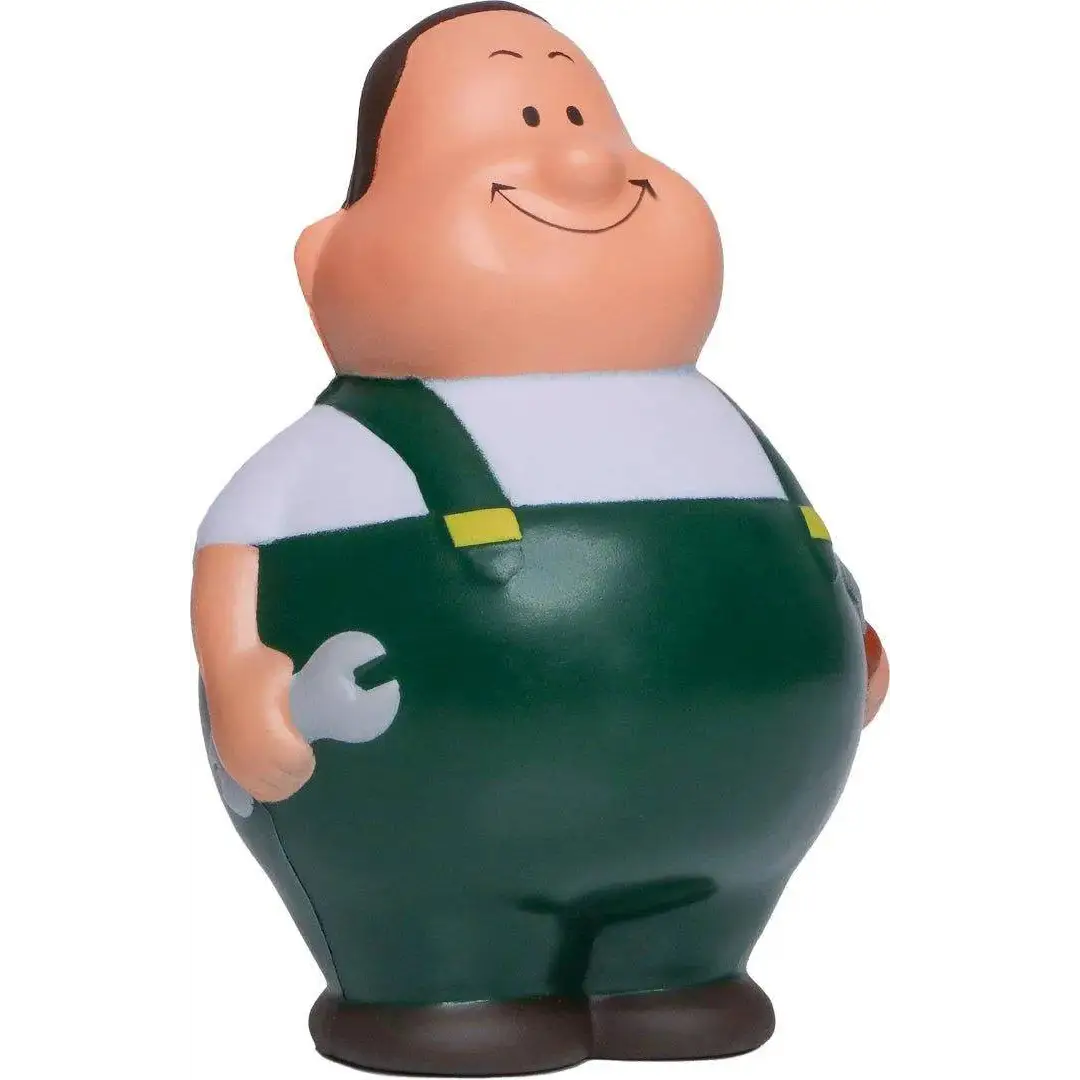 Schrauber Bert in 4 Farben erhältlich Anti-Stress-Quetsch-Figur