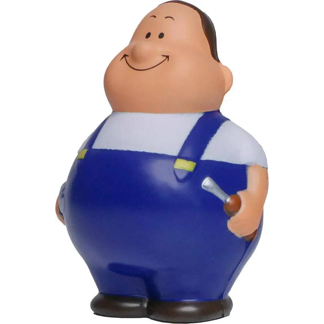 Schrauber Bert in 4 Farben erhältlich Anti-Stress-Quetsch-Figur