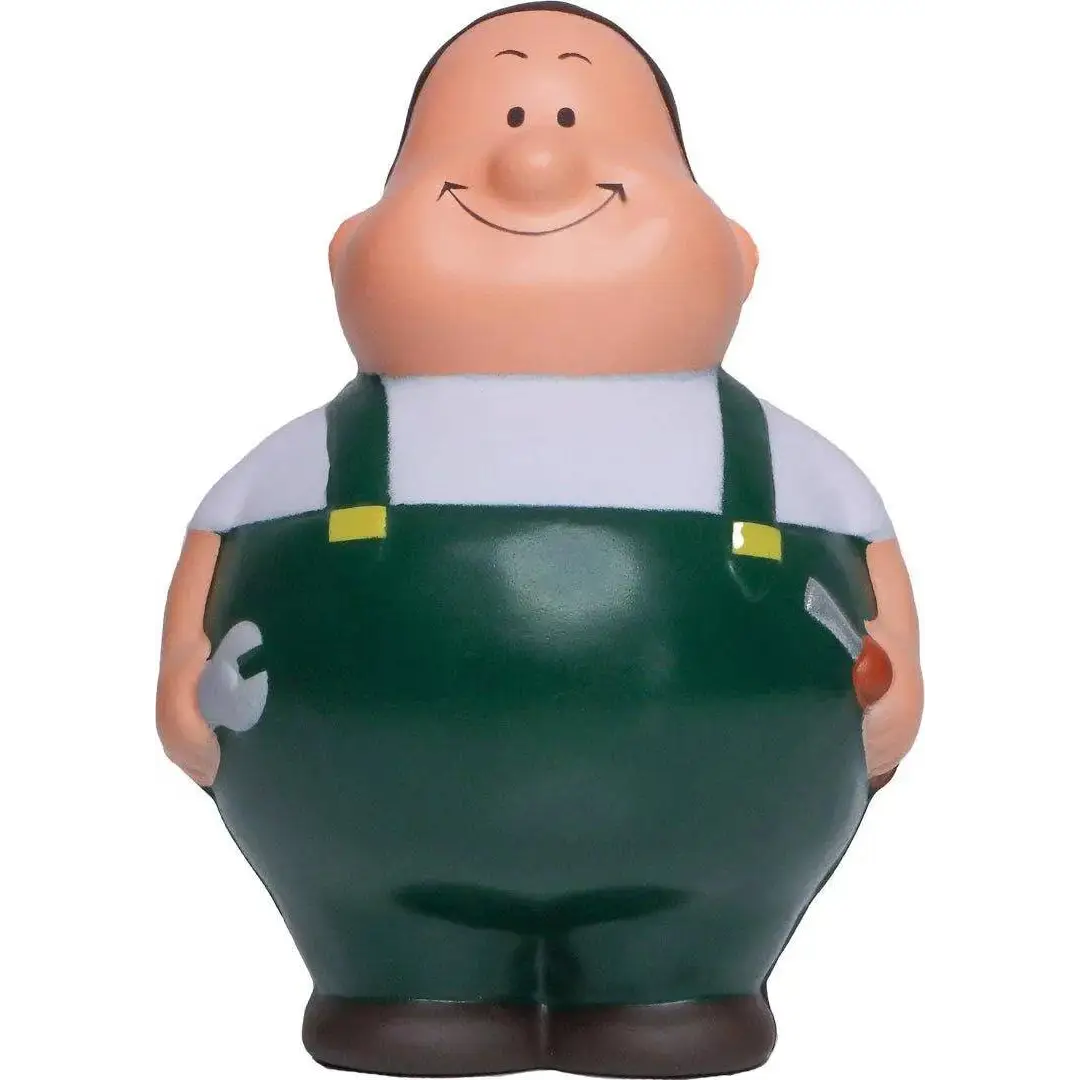 Schrauber Bert in 4 Farben erhältlich Anti-Stress-Quetsch-Figur