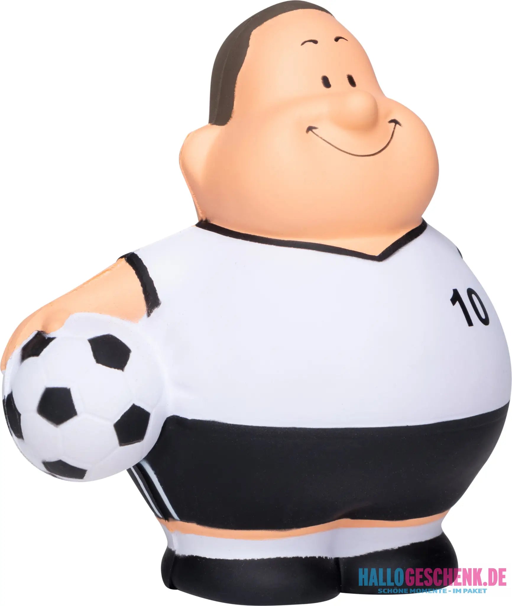 Soccer Bert + Fußball • Geschenkset • Quetschfigur • Anti-Stress-Figur