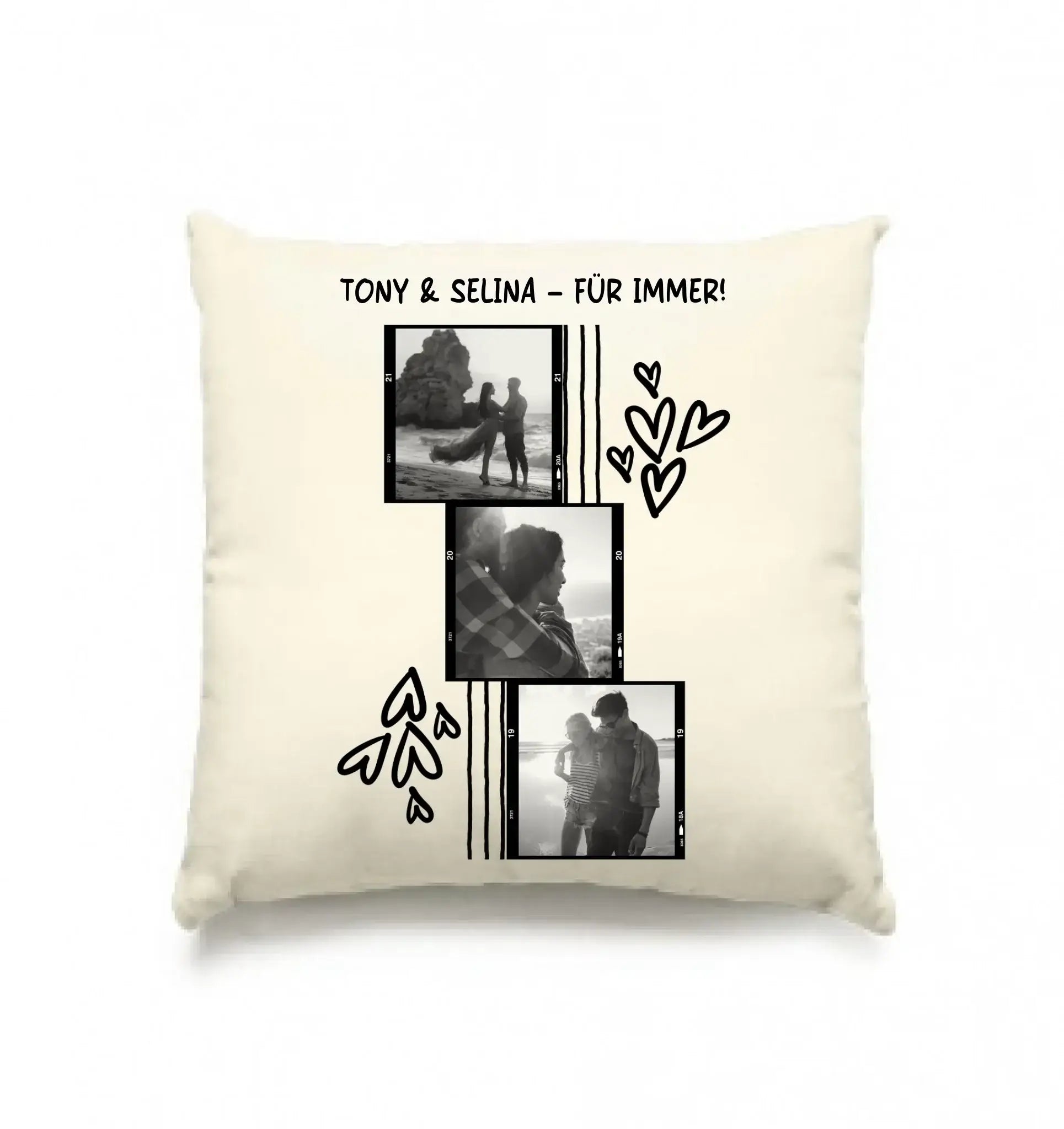 Spotify-Fotomotiv • mehrere Artikel • ’Statement-Collection’ • Wunschtext • Mein Fotomotiv - Kissen / Natur