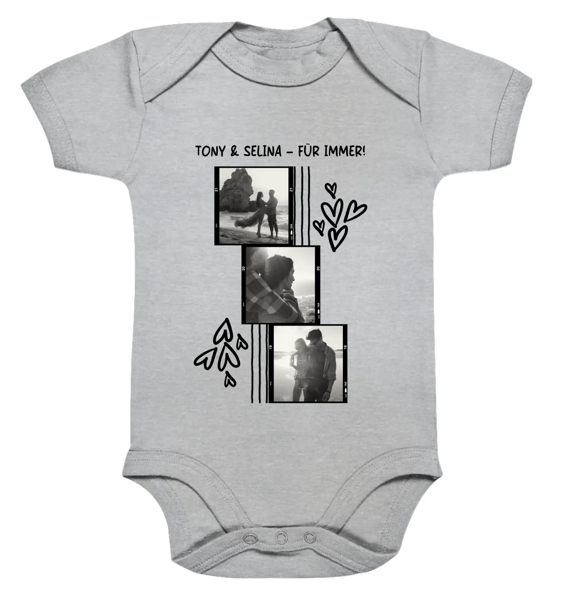 Spotify-Fotomotiv • mehrere Artikel • ’Statement-Collection’ • Wunschtext • Mein Fotomotiv - Premium Baby Bodysuit