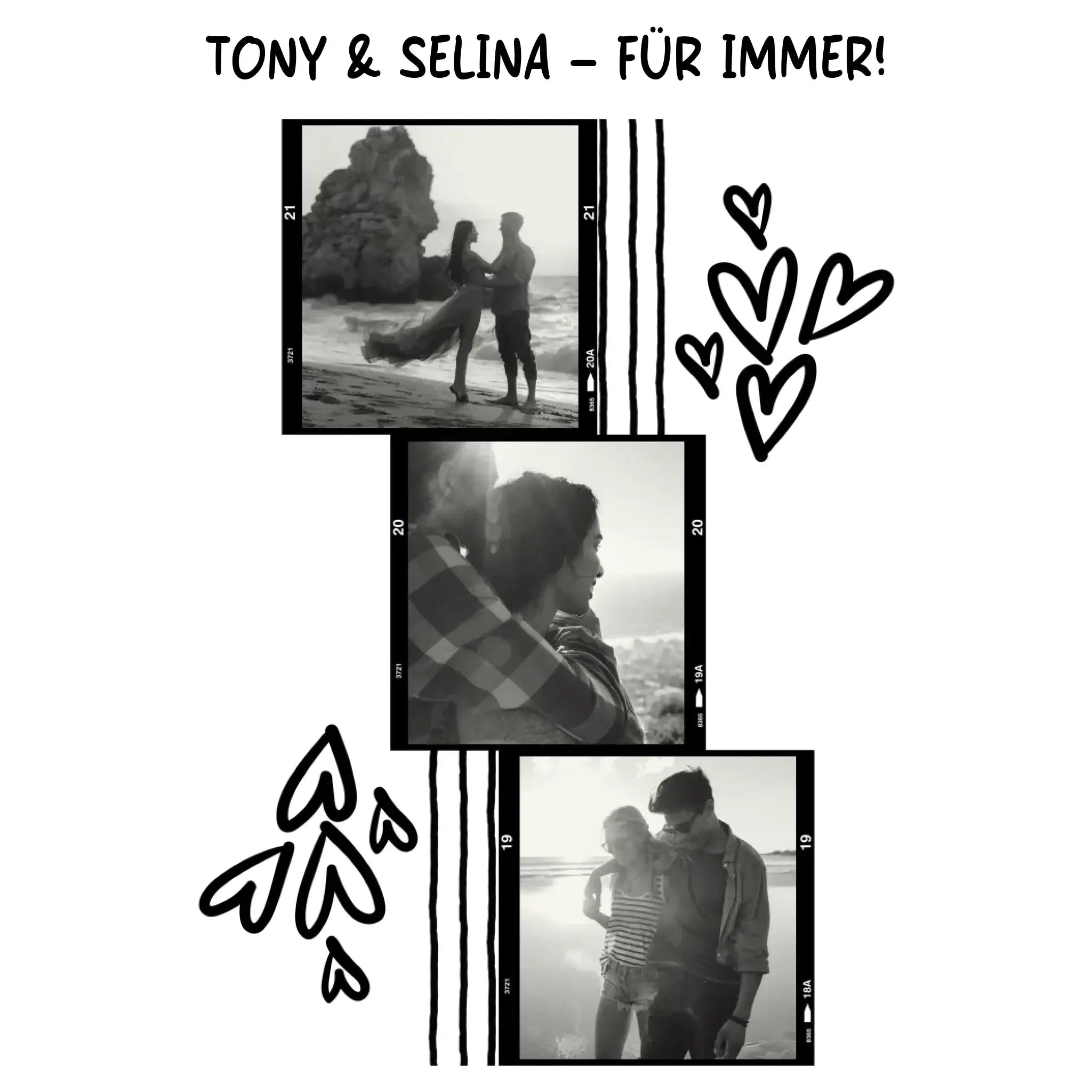 Spotify-Fotomotiv • mehrere Artikel • ’Statement-Collection’ • Wunschtext • Mein Fotomotiv - Untersetzer / Standard