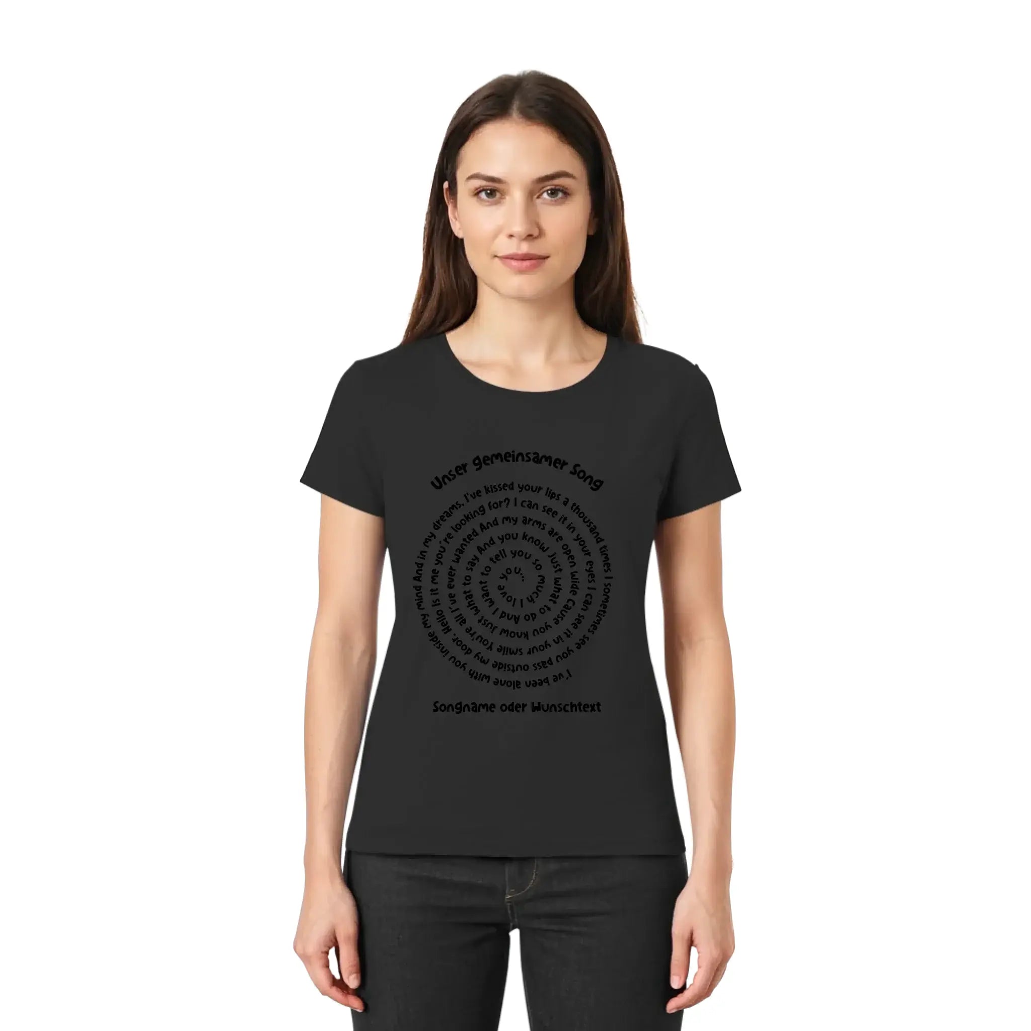 Spotify-Motiv 1 • mehrere Artikel • ’Statement-Collection’ • Wunschtext • Mein Motiv • Spiraltext - personalisierbare