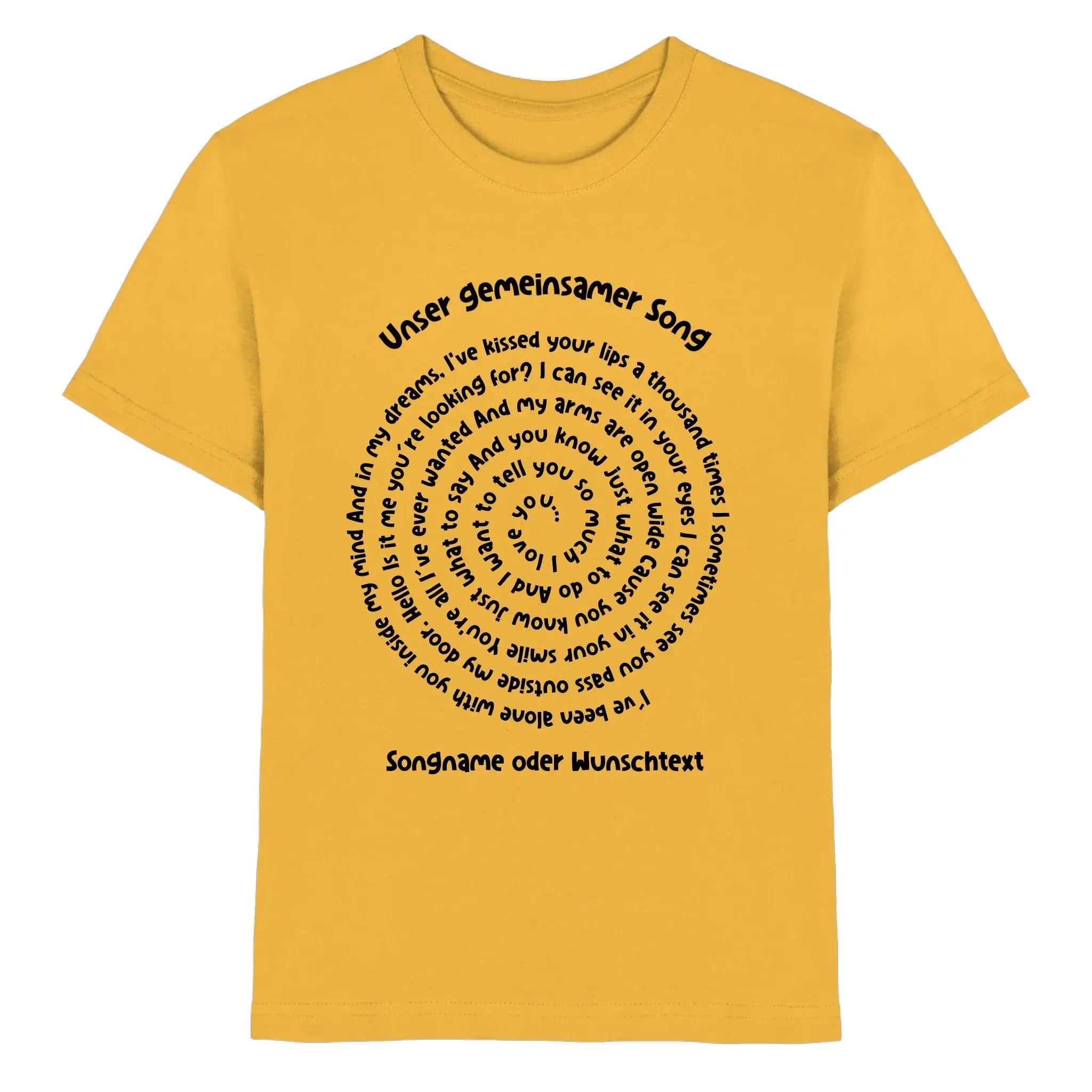 Spotify-Motiv 1 • mehrere Artikel • ’Statement-Collection’ • Wunschtext • Mein Motiv • Spiraltext - Premium Kinder