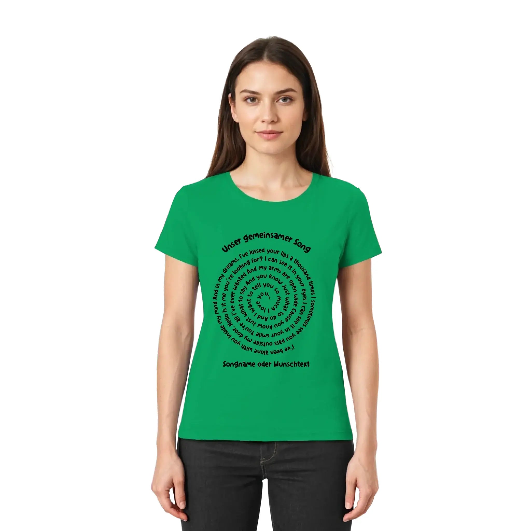 Spotify-Motiv 1 • mehrere Artikel • ’Statement-Collection’ • Wunschtext • Mein Motiv • Spiraltext - personalisierbare