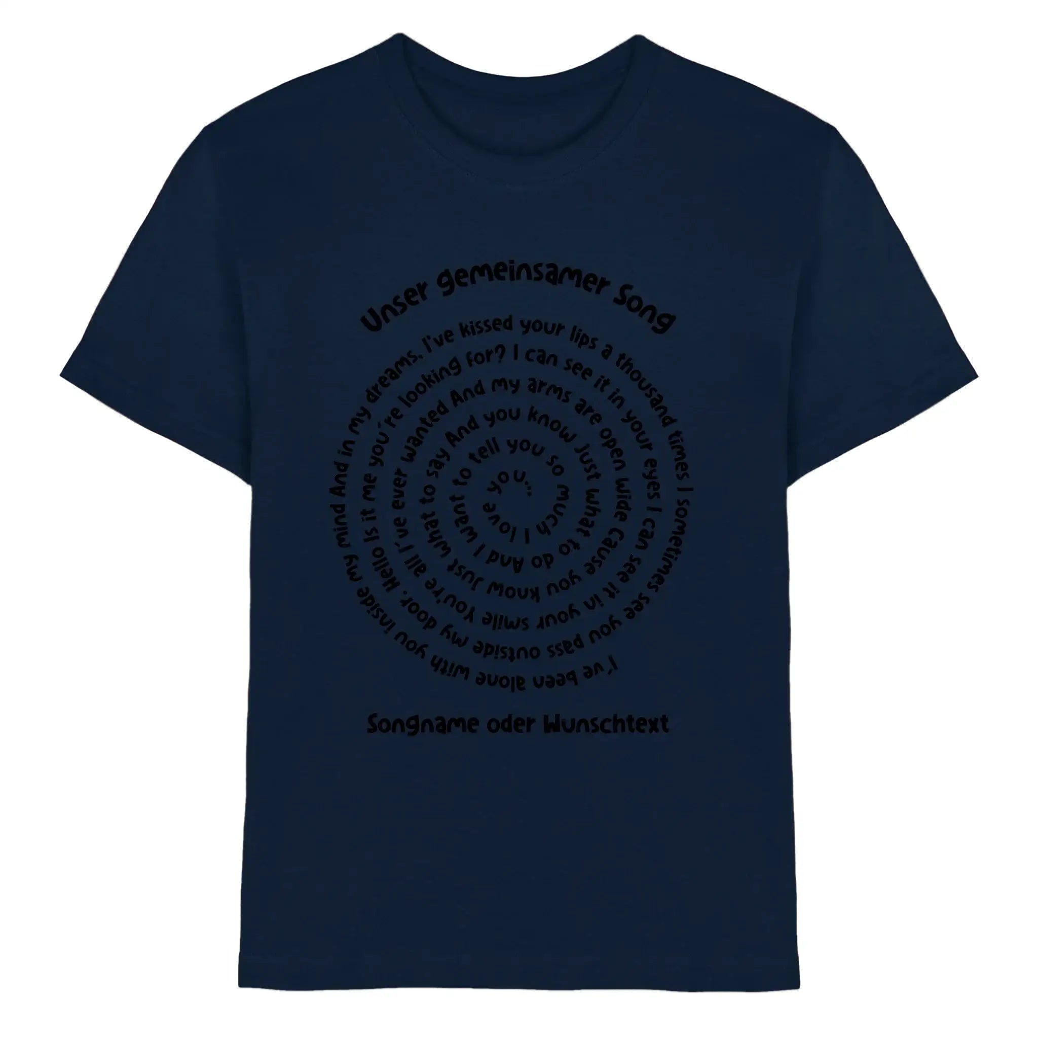 Spotify-Motiv 1 • mehrere Artikel • ’Statement-Collection’ • Wunschtext • Mein Motiv • Spiraltext - Premium Kinder